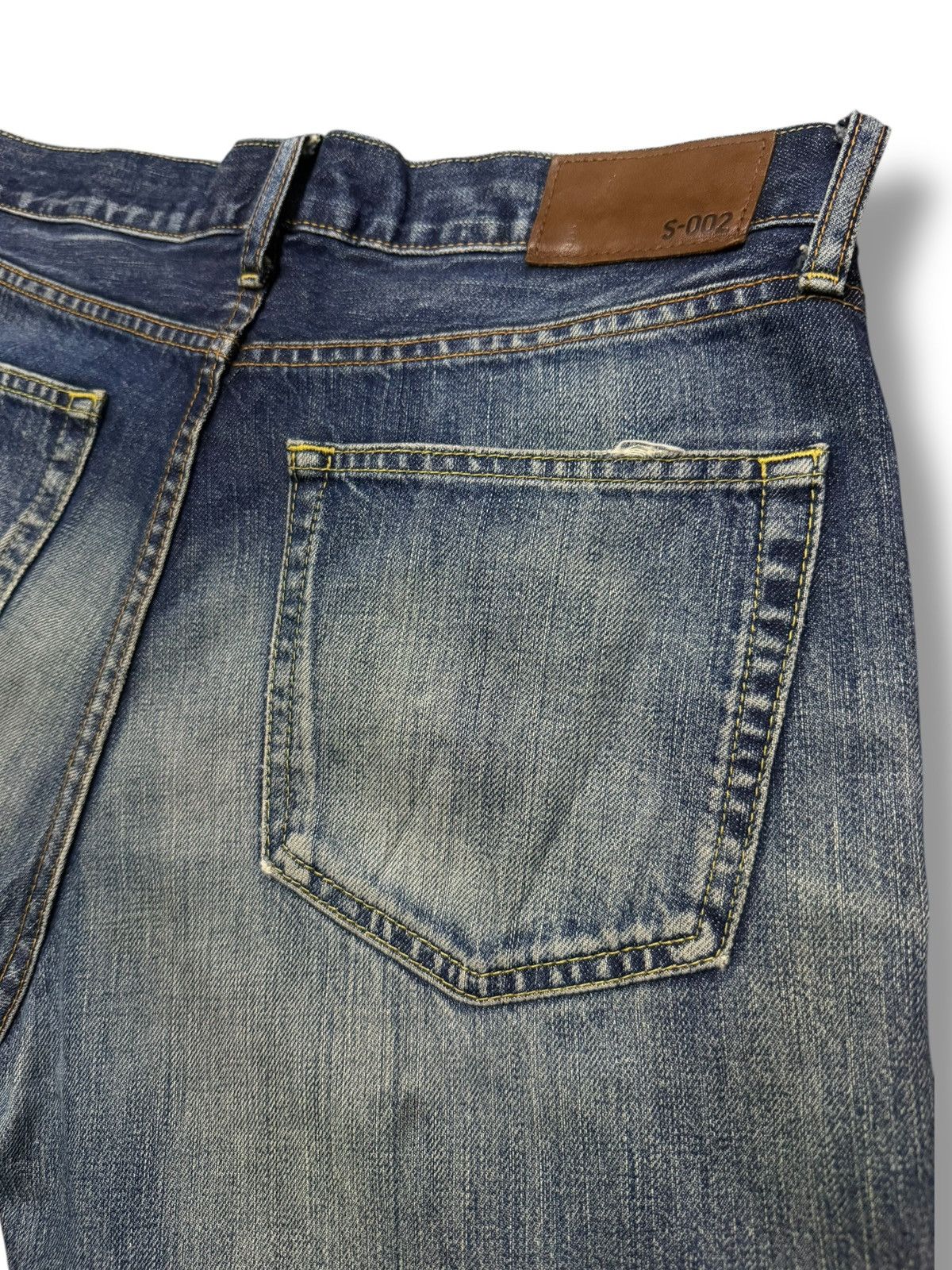 Uniqlo Vintage 00s Uniqlo S-002 Japanese Denim Jeans Y2K | W33 Size US 33 - 7 Thumbnail