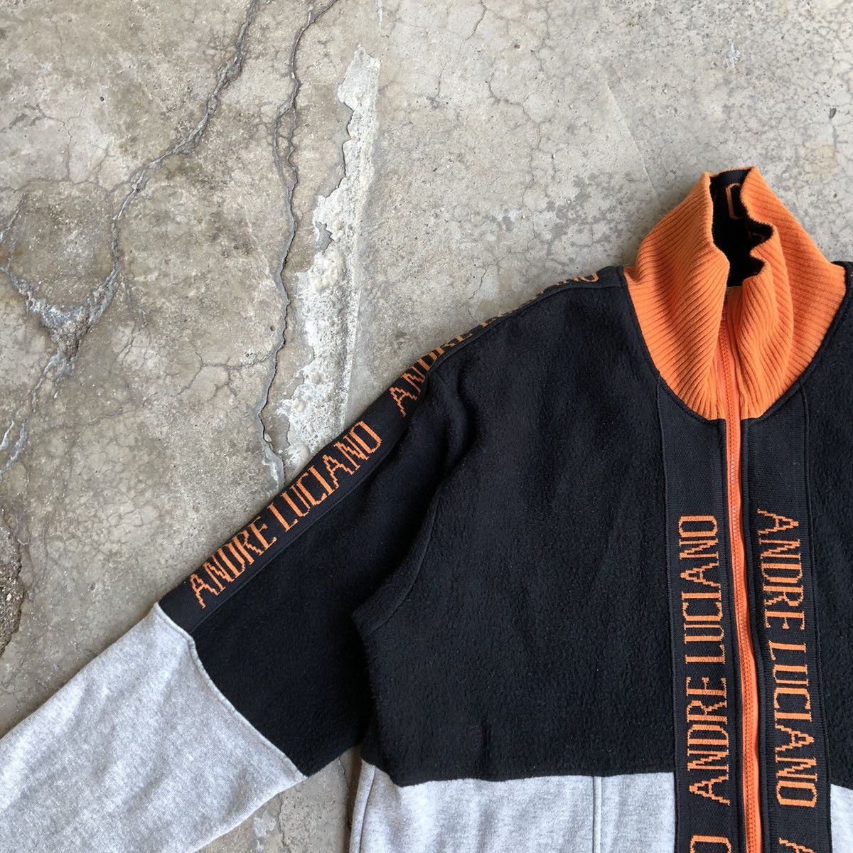 Andreluciano × Designer × Vintage 🔥Rare🔥Andre Luciano Half Fleece Winter Zipper Jacket Size US S / EU 44-46 / 1 - 7 Thumbnail