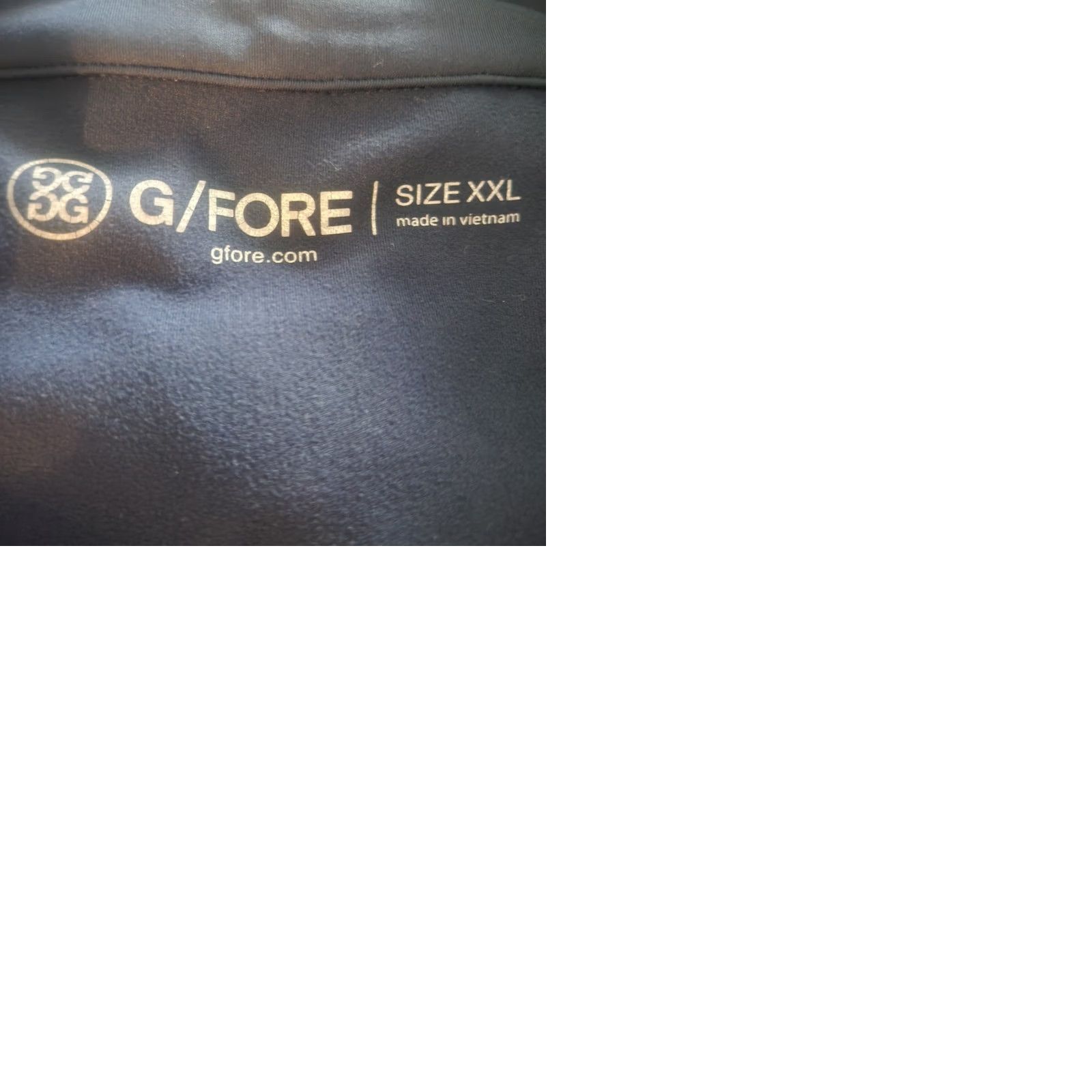 G/FORE G/FORE 1/4 Zip Pullover Mens 2XL Navy Blue Performance Stretch Long Sleeve Mock Neck Embroidered Logo Golf Activewear Size US XXL / EU 58 / 5 - 9 Thumbnail