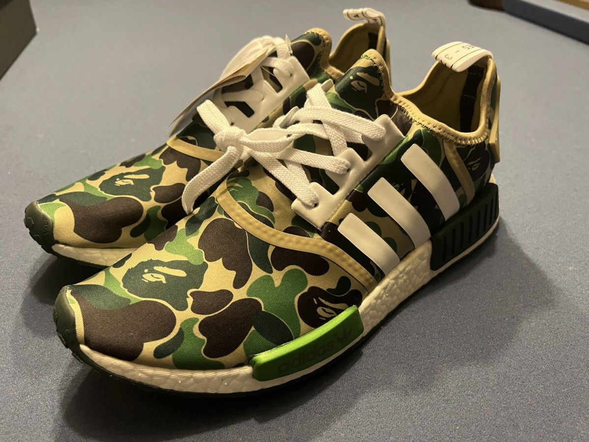 Adidas × Bape Adidas Bape NMD Size US 12 / EU 45 - 2 Thumbnail