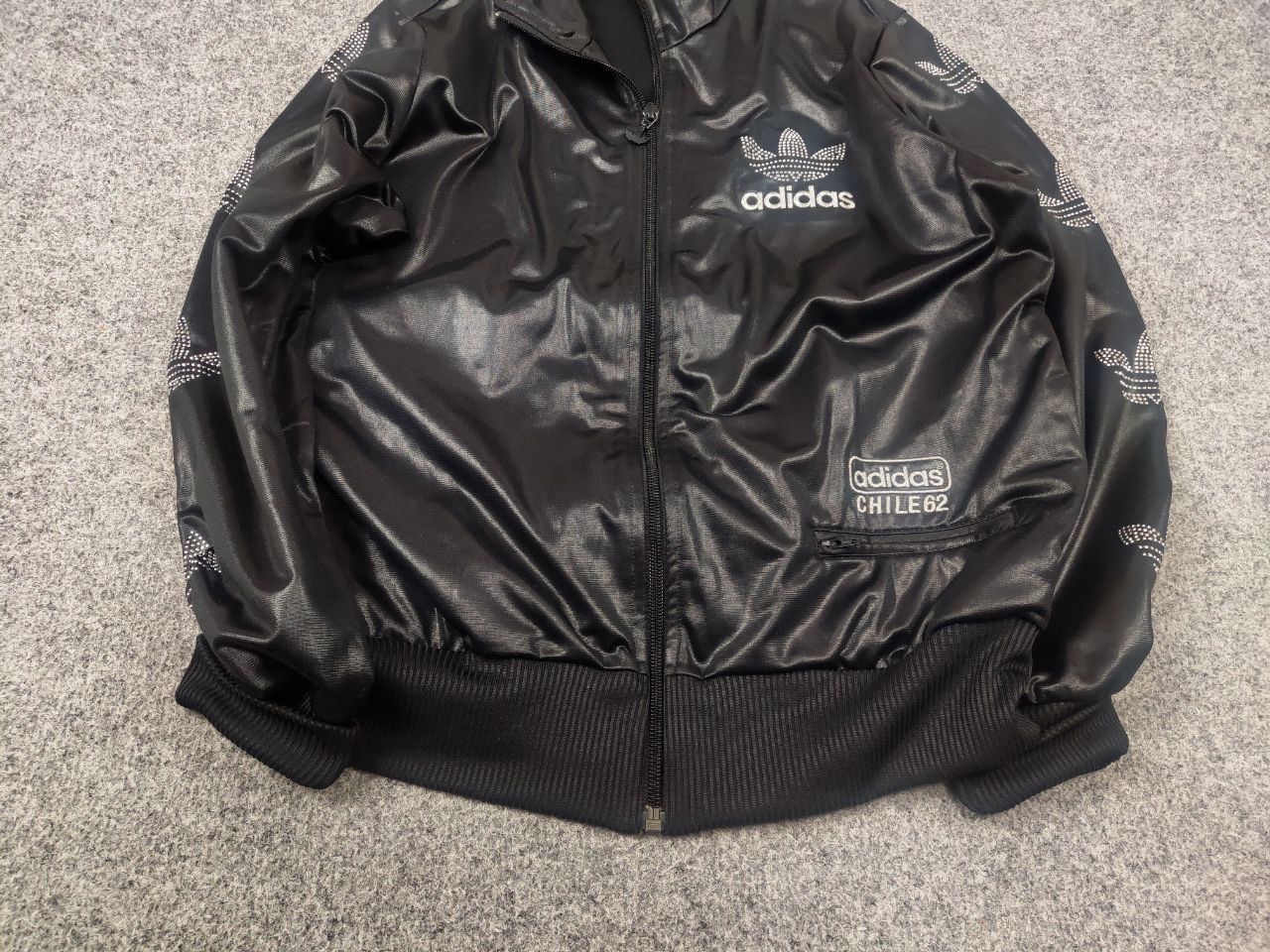 Adidas Vintage Adidas Originals Chile 62 Track Top Zip Jacket Black Size M / US 6-8 / IT 42-44 - 6 Thumbnail