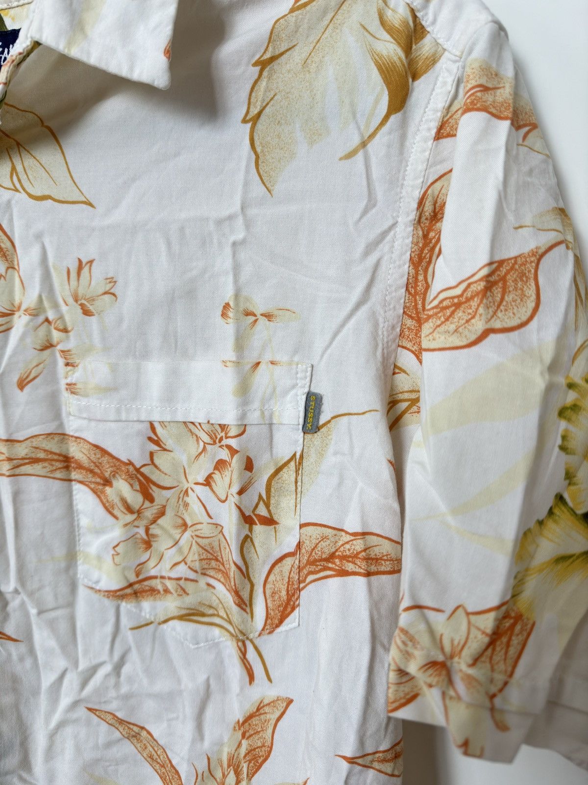 Stussy Stussy shirt with flowers Hawaii style summer vintage 90s Size US M / EU 48-50 / 2 - 2 Thumbnail