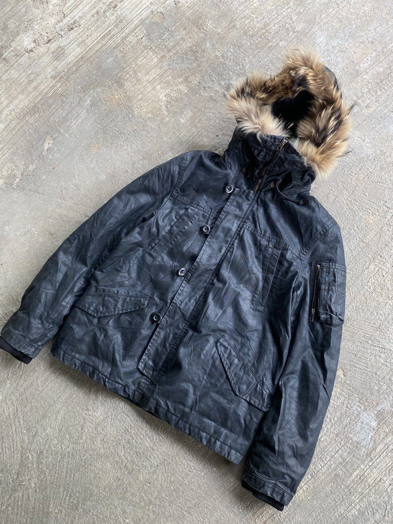 If Six Was Nine Japanese fur jacket ifsixwasnine lgb style Size US L / EU 52-54 / 3 - 2 Thumbnail