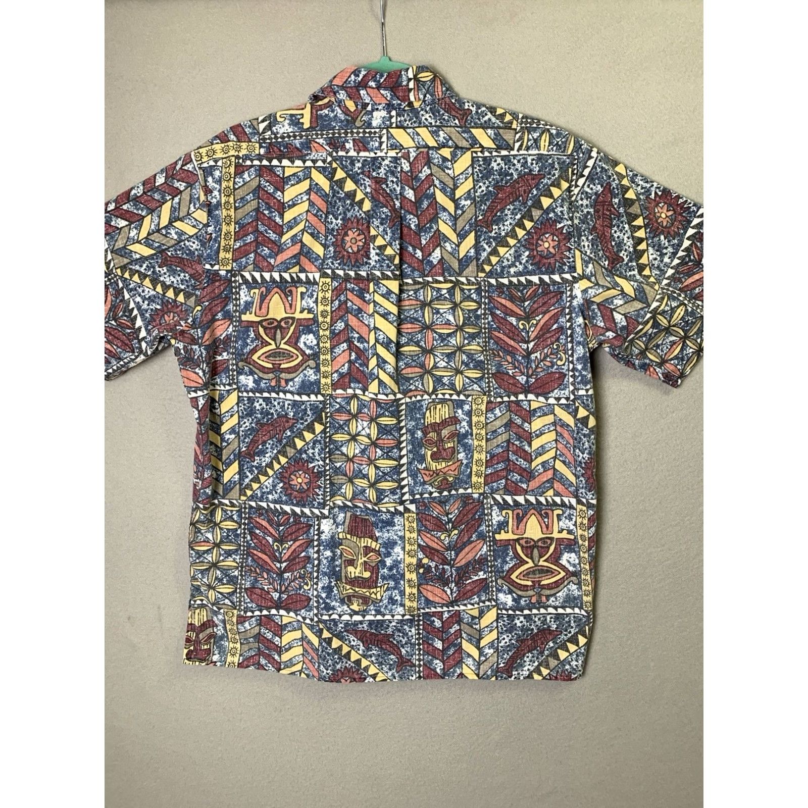 Reyn Spooner Reyn Spooner Hawaiian Aloha Shirt Large Multicolor Button-Up Short Sleeve Tiki Beach Casual Mens Size US L / EU 52-54 / 3 - 2 Thumbnail