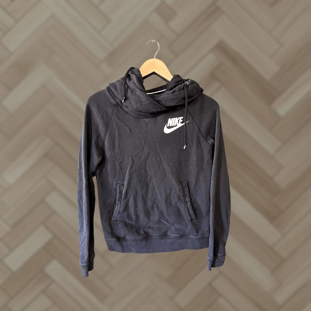 Nike Nike Sportswear Womens Black Pullover Hooded Sweatshirt S Size S / US 4 / IT 40 - 1 Thumbnail