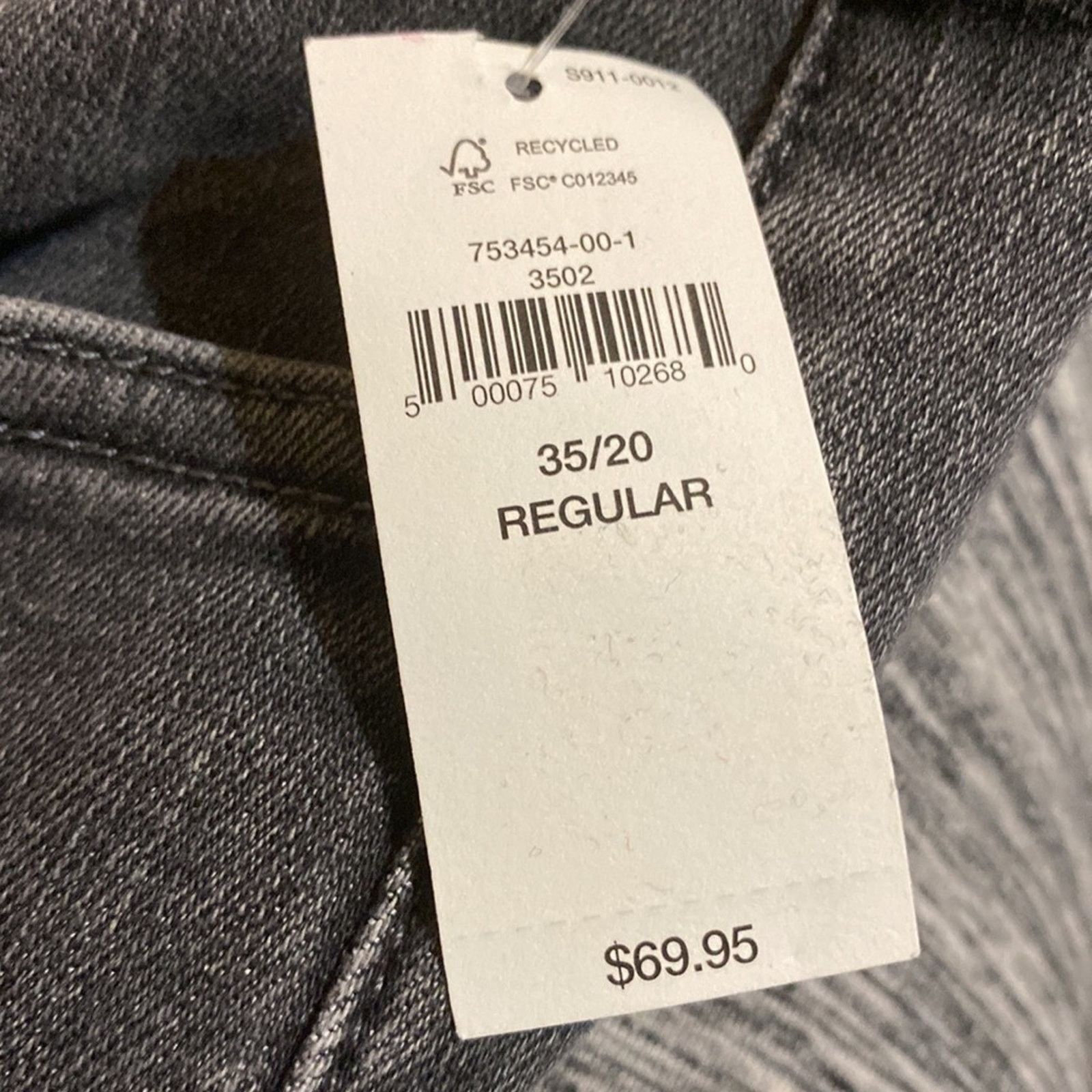 Gap Gap Universal Jegging Contoured Sky High Skinny Grey Jeans Size 42" / US 20 - 10 Thumbnail