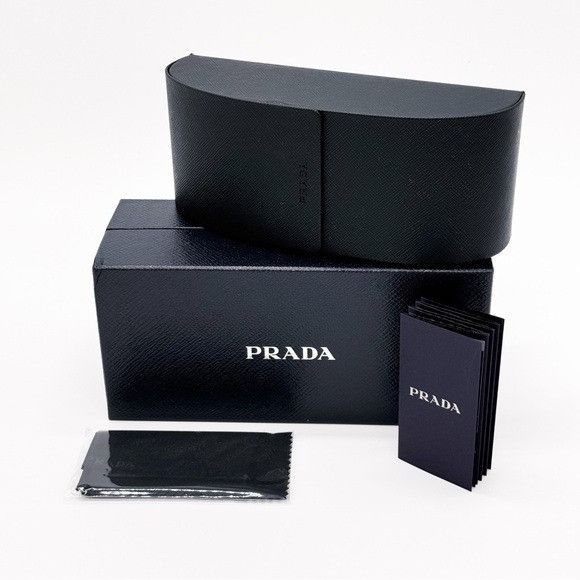 Prada NEW PRADA SPR A05 16K08Z SQUARE BLACK PRA05S 16K08Z UNISEX P Size ONE SIZE - 12 Thumbnail