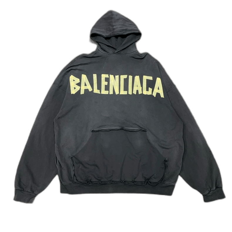 Balenciaga balenciaga black graphic hoodie for sale Size US M / EU 48-50 / 2 - 1 Thumbnail