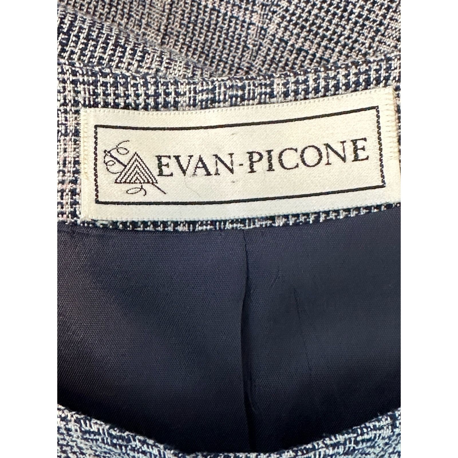 Evan Picone Evan Picone blue plaid 4 button blazer size 14 Size XL / US 12-14 / IT 48-50 - 3 Thumbnail
