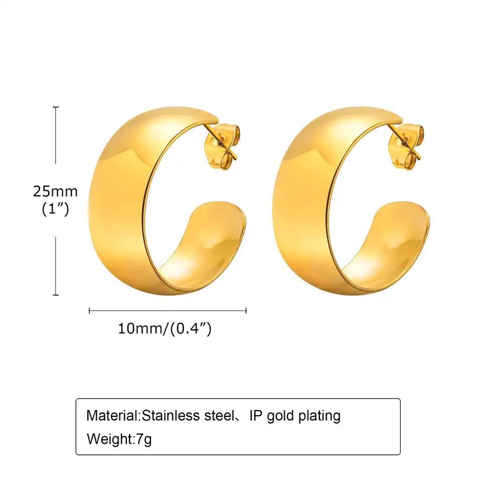 Other Simple Hoop Earrings Size ONE SIZE - 2 Thumbnail