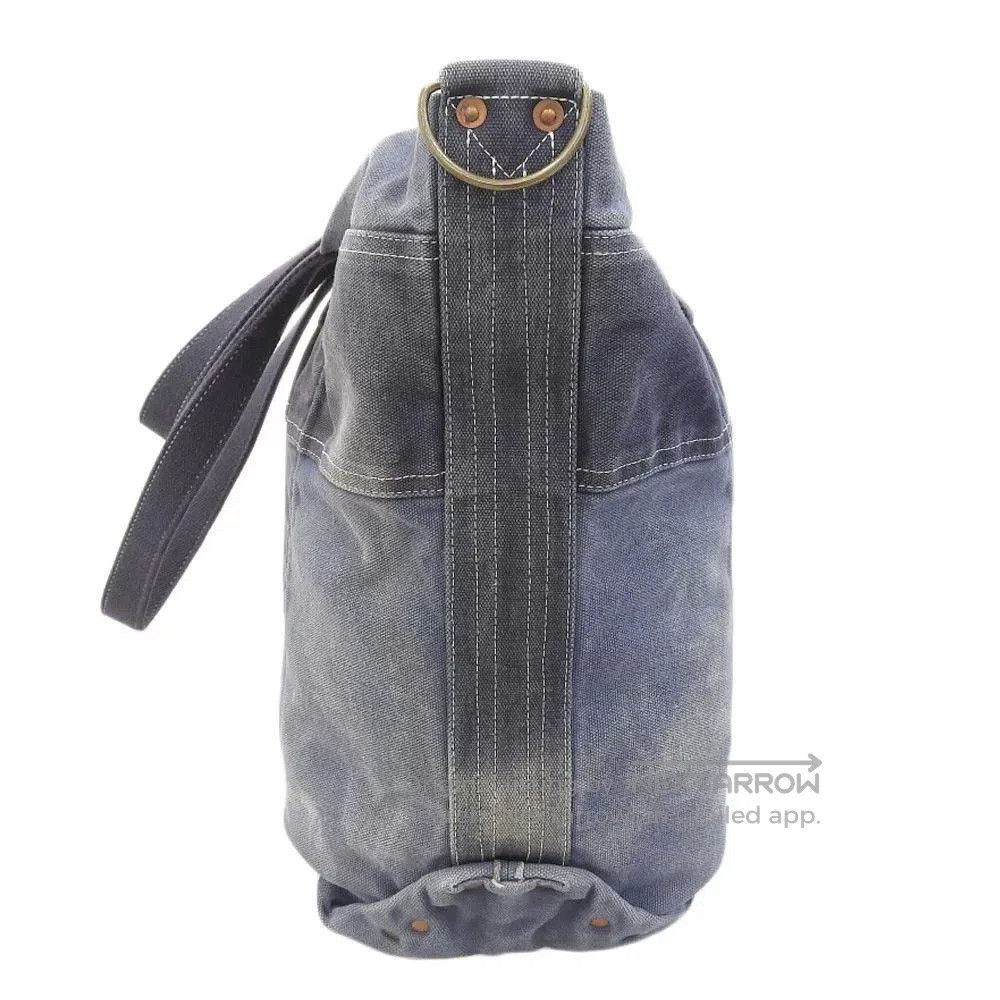 RRL Ralph Lauren RRL US Navy Sailcloth Canvas 2way Bag. Size ONE SIZE - 3 Thumbnail