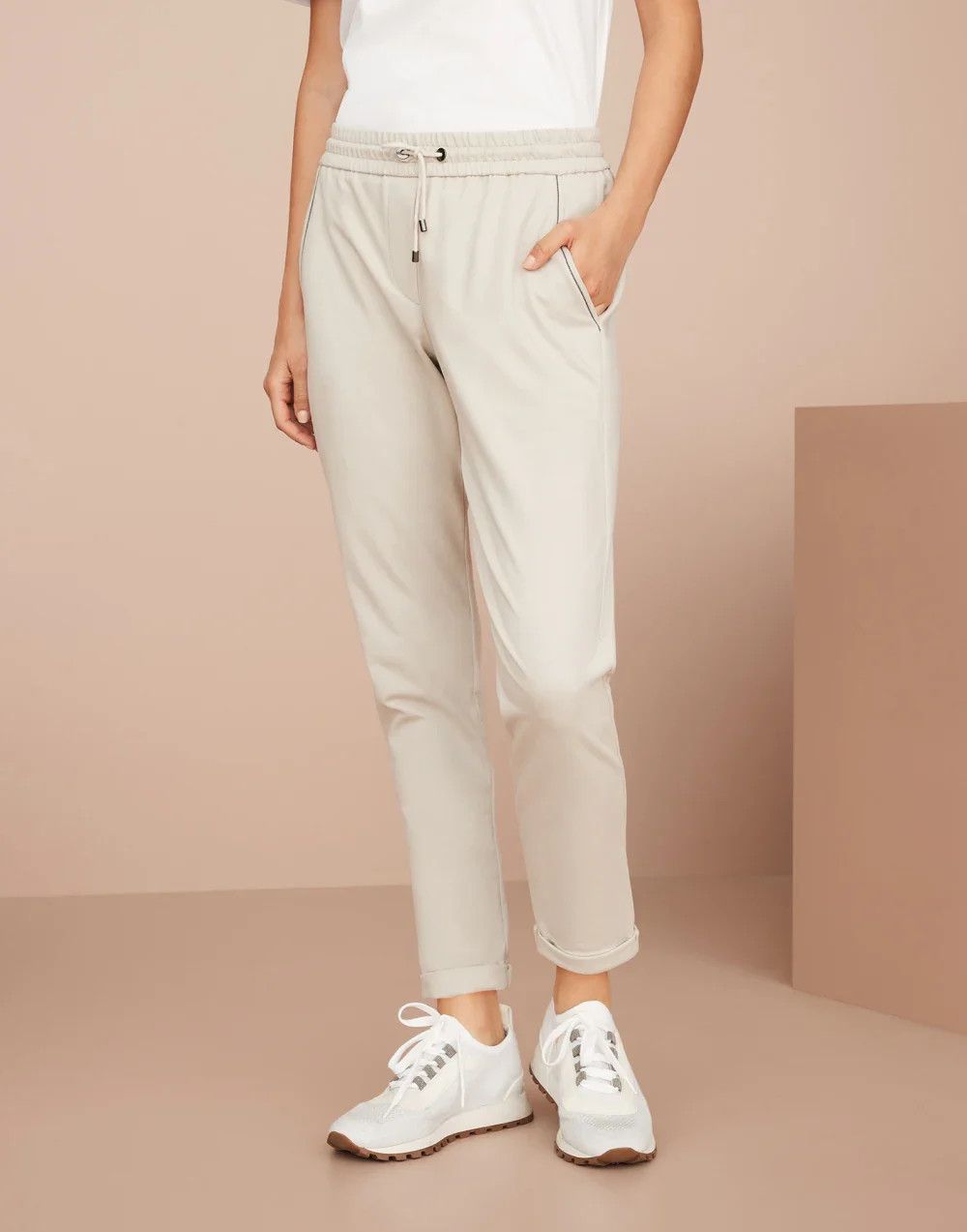 o1la1rc1a0425 Lady Sport Pants in Natural