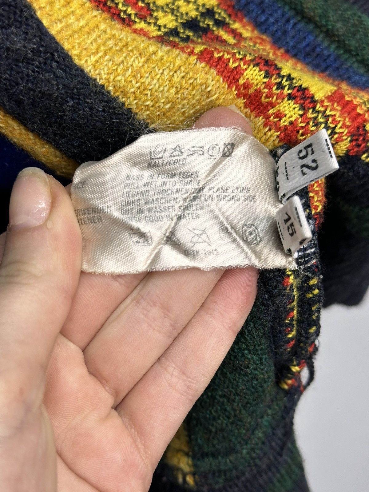 Carlo Colucci Carlo Colucci vintage knit sweater coogi style 90s germany Size US L / EU 52-54 / 3 - 10 Thumbnail