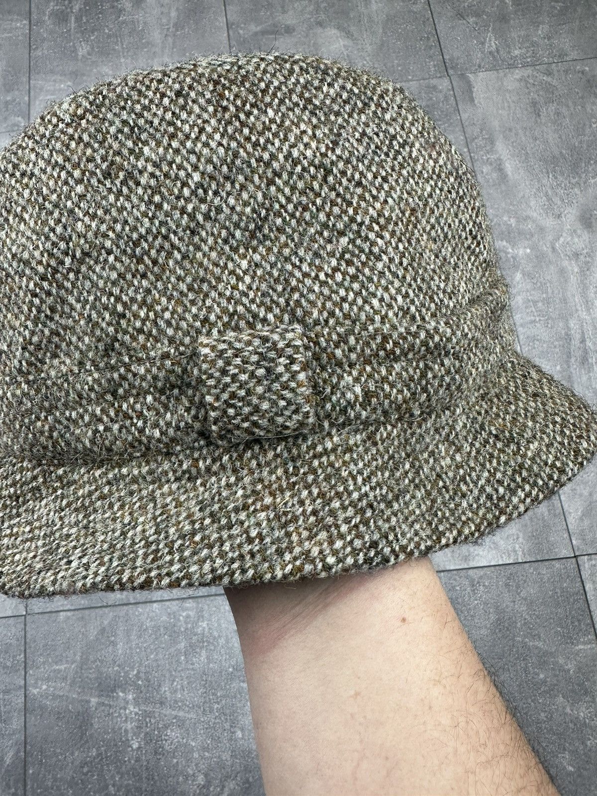 Harris Tweed Vintage Retro Harris Tweed Cap Hats Size ONE SIZE - 3 Thumbnail