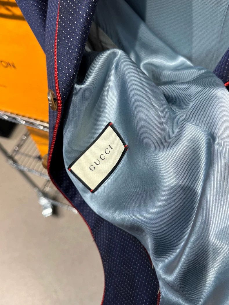 Gucci Gucci The Lion King's blue dot suit Size 52R - 5 Thumbnail