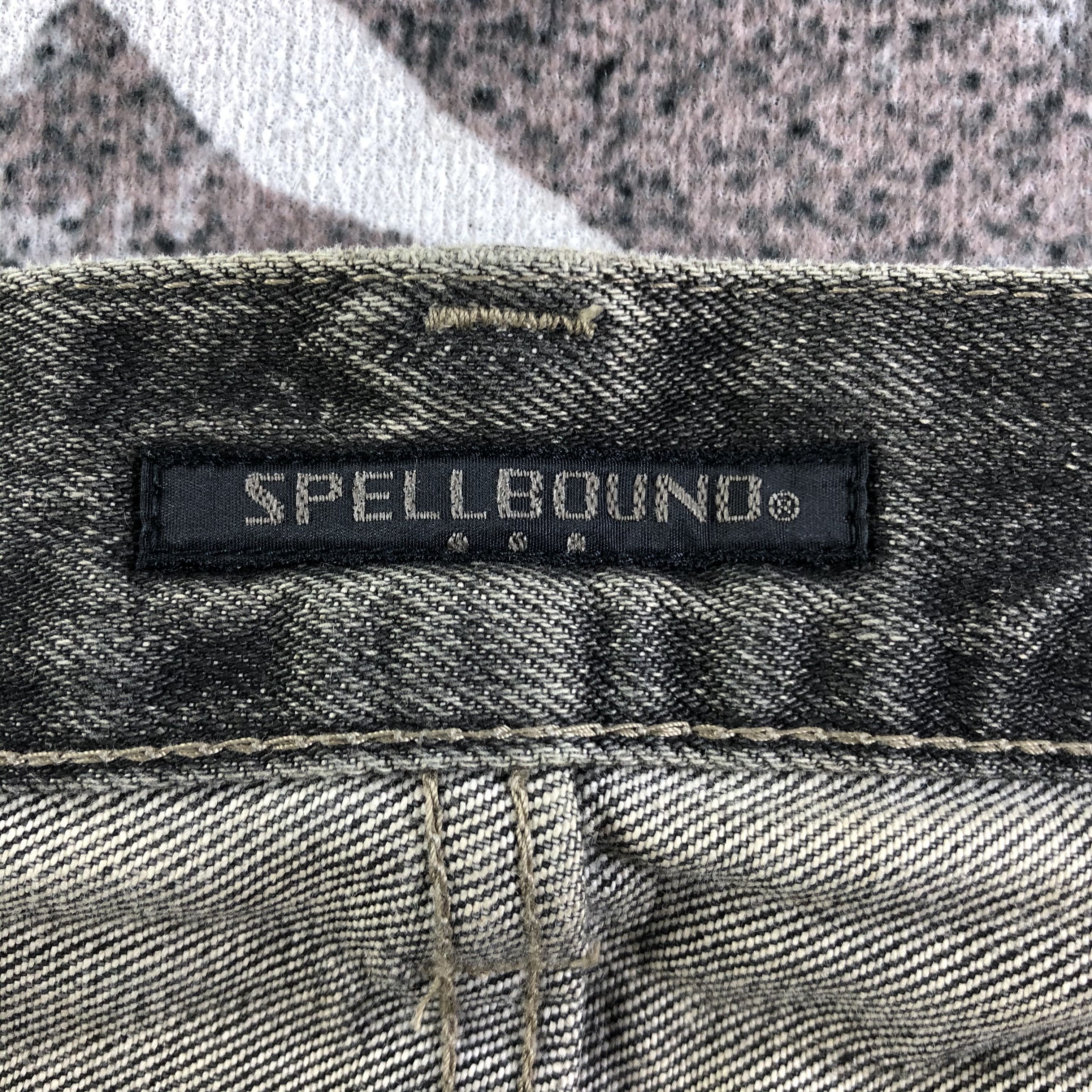 Japanese Brand Spellbound Jeans Rusty Black Denim KJ2493 Size US 30 / EU 46 - 8 Thumbnail