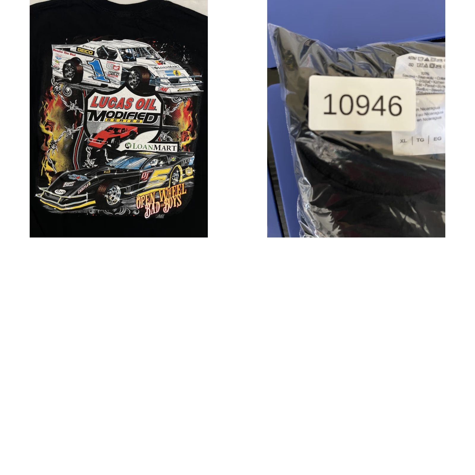 Gildan VINTAGE Lucas Oil Modified Series T-Shirt Mens XL Black Racing Graphic Y2K Size US XL / EU 56 / 4 - 8 Thumbnail