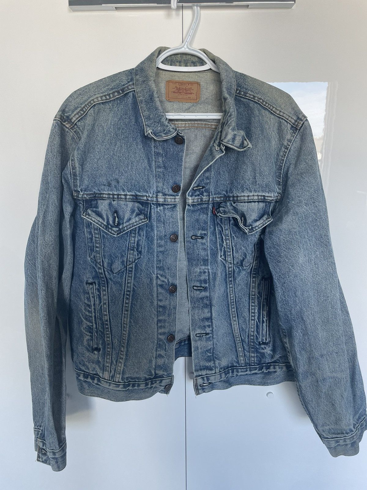 image of Levis x Vintage Levi’S Jean Jacket Trucker Vintage in Blue, Men's (Size Small)