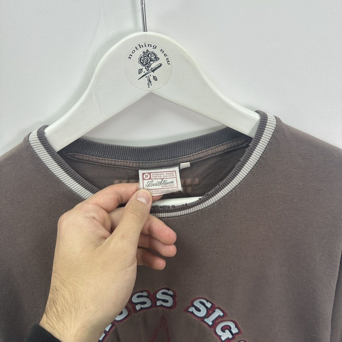 Levi's Vintage 90s Levi Strauss Signature Bleached longsleev levis Size US L / EU 52-54 / 3 - 8 Thumbnail