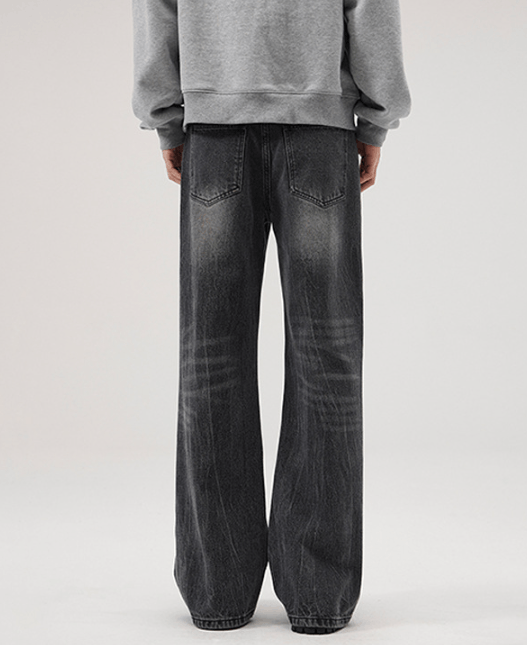 Japanese Brand American street lightning crack cleanfit flared jeans y2k Size US 32 / EU 48 - 5 Thumbnail