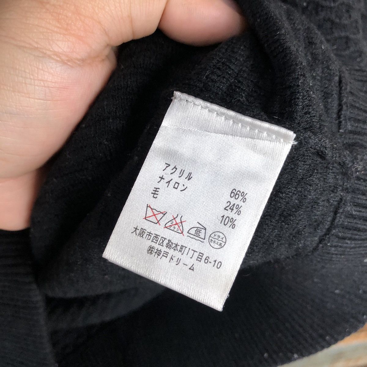 Homespun Knitwear × Japanese Brand Torrazo Donna Black vintage Knitwear #A2501 Size S / US 4 / IT 40 - 13 Thumbnail