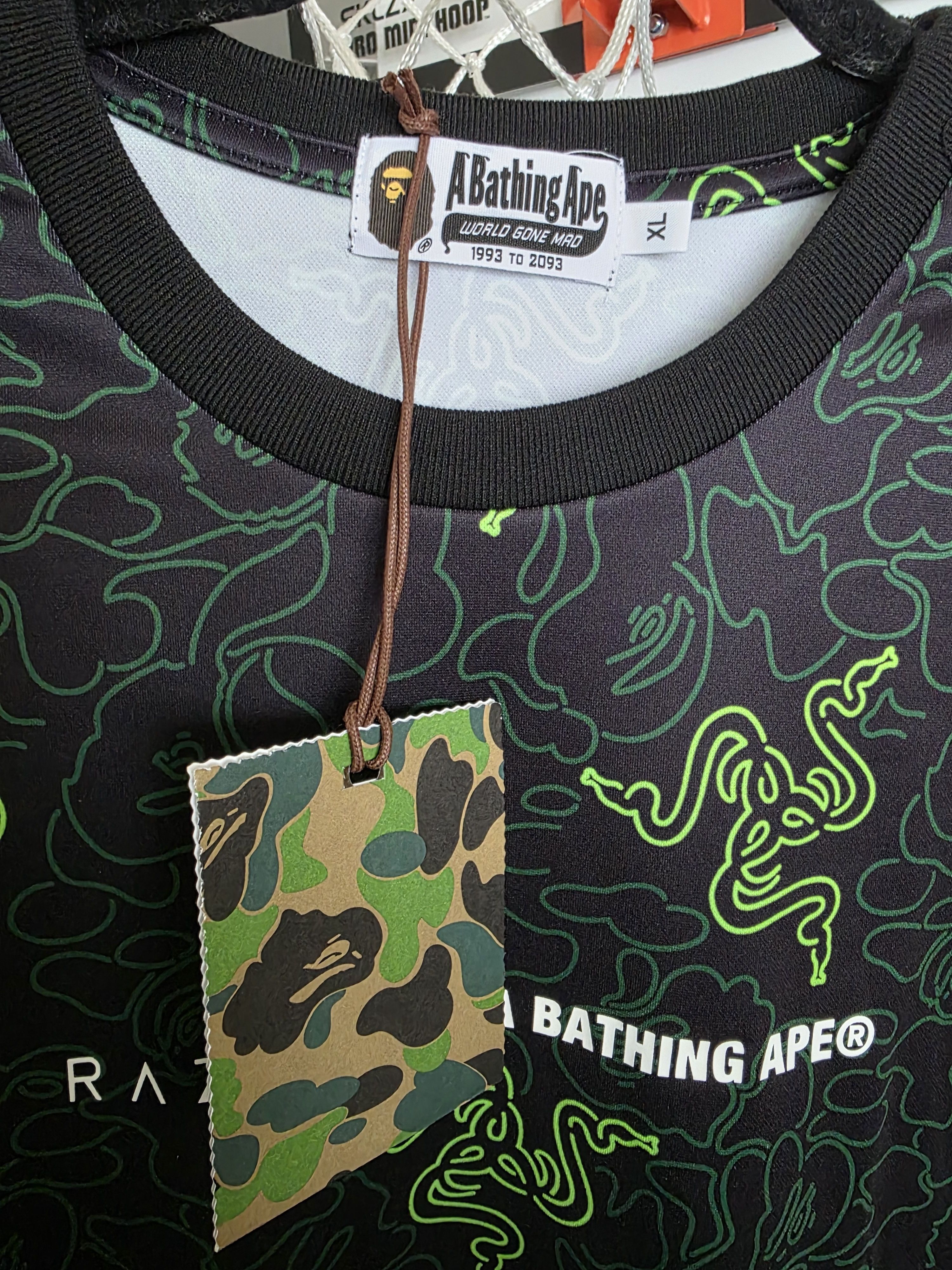 Bape Bape X Razer Camo Team Tee Size US XL / EU 56 / 4 - 4 Thumbnail