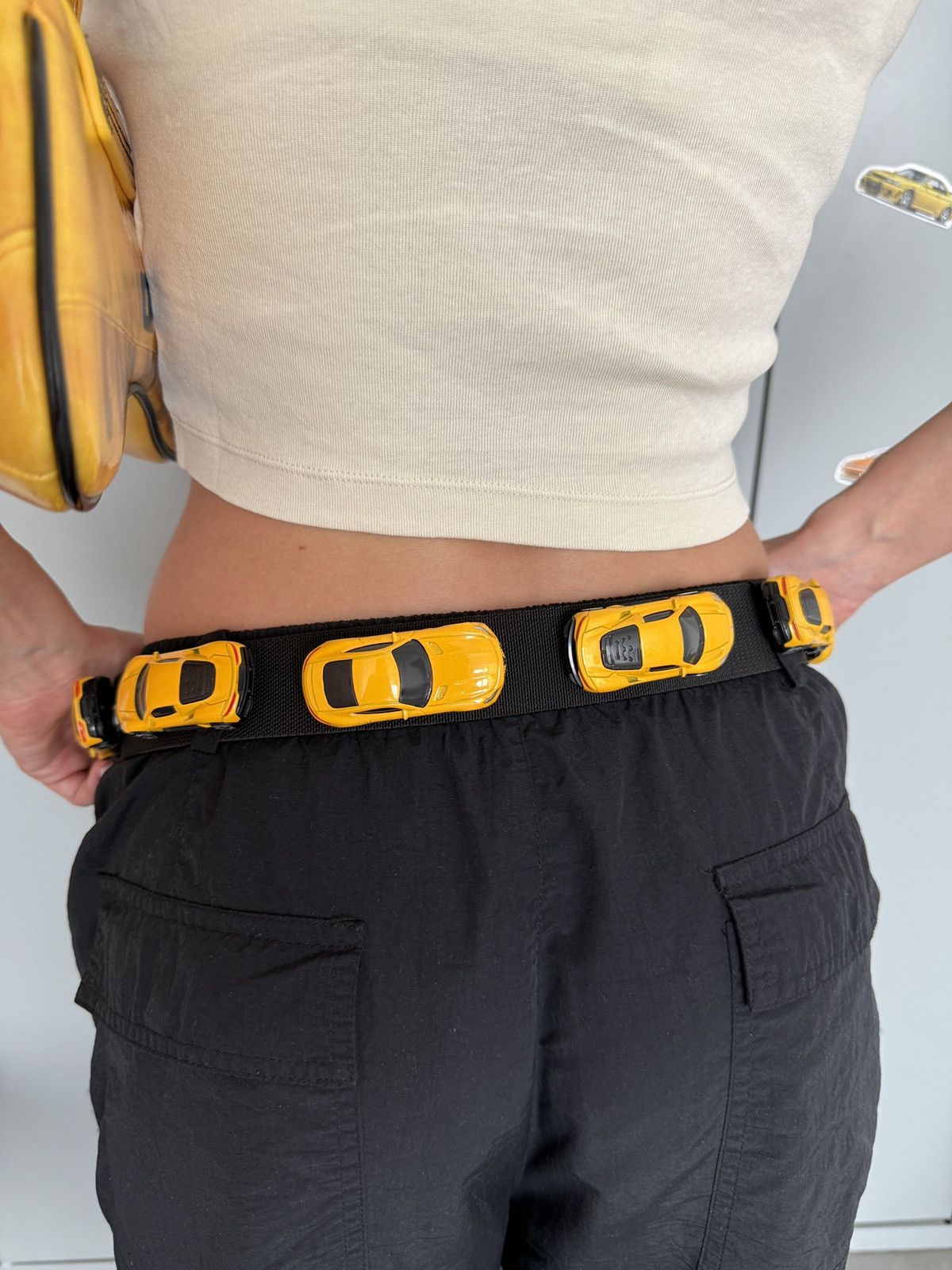 Designer × Japanese Brand Belt with cars by Shmaks.ru Size ONE SIZE - 6 Thumbnail