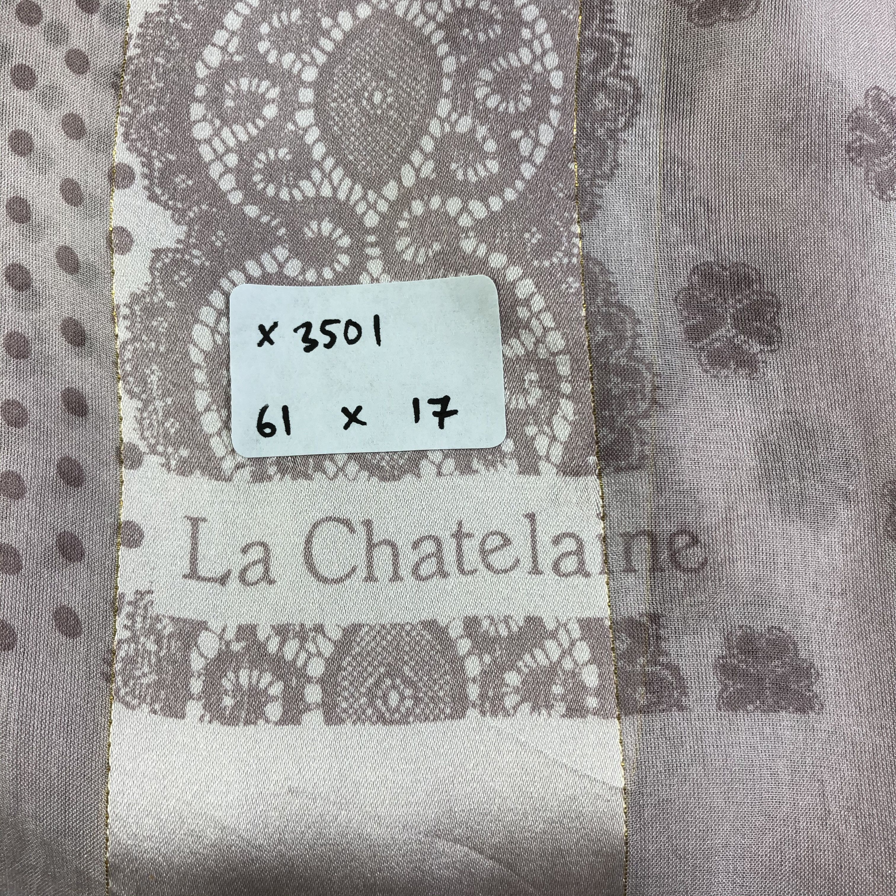 Vintage Vintage La Chatelaine Silk Scarf Size ONE SIZE - 6 Thumbnail