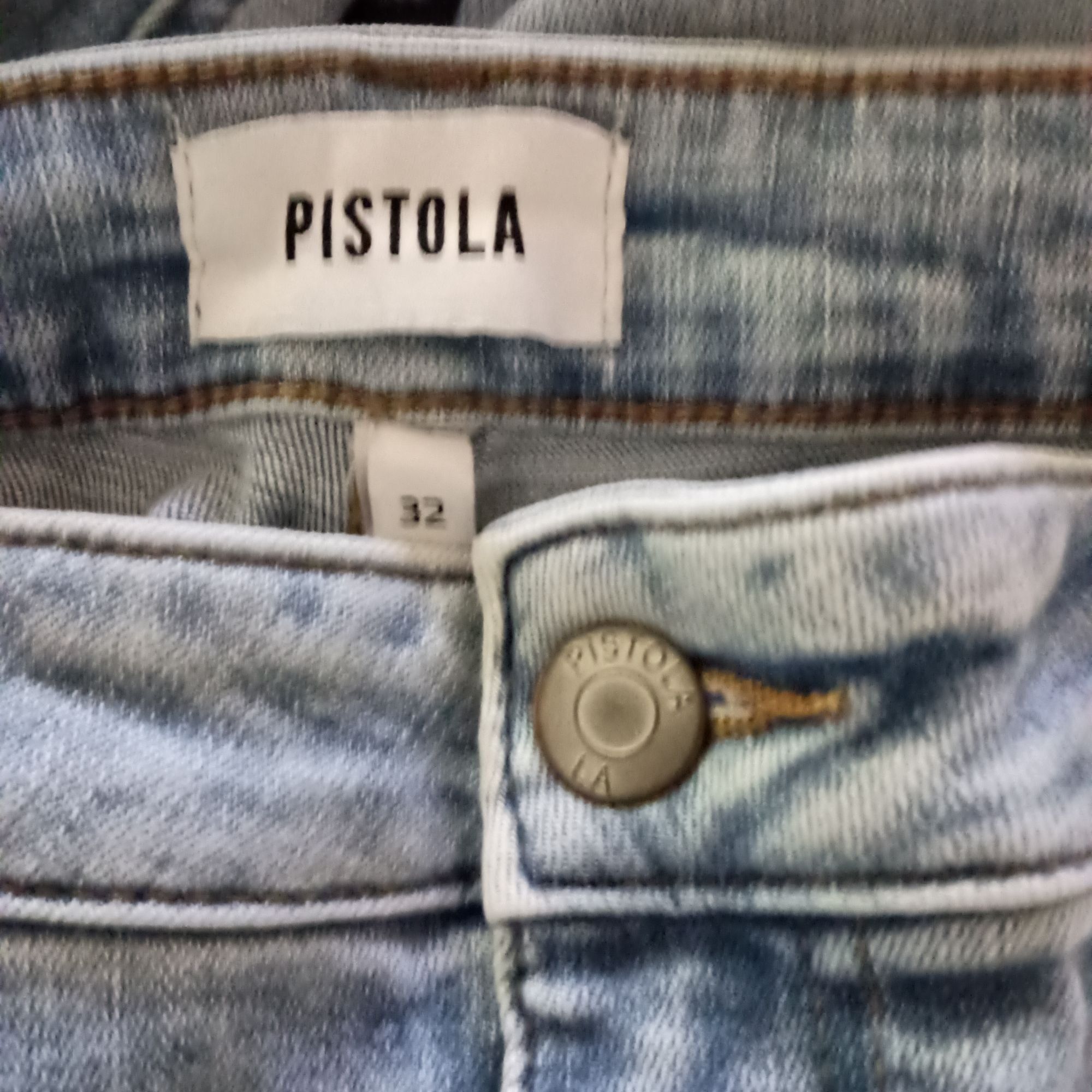 Pistola Pistola Arielle Skinny Jeans Raw Hem Light Wash Womens 32 Cr Size 32" / US 10 / IT 46 - 5 Thumbnail