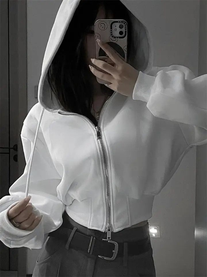 Womens designer cropped hoodie hotsell
