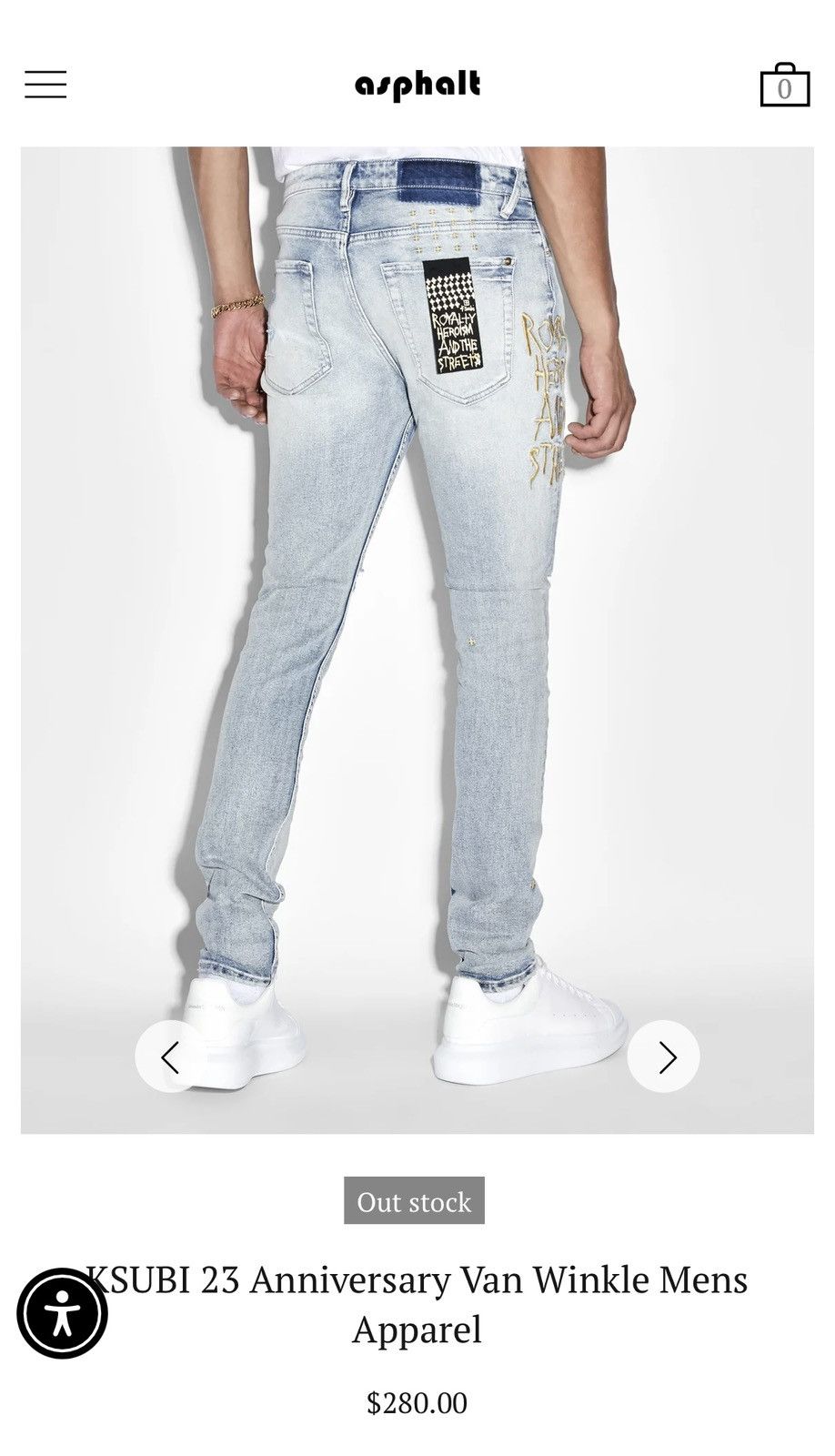 Ksubi Ksubi 23 Anniversary Van Winkle Jeans Size US 31 - 2 Thumbnail