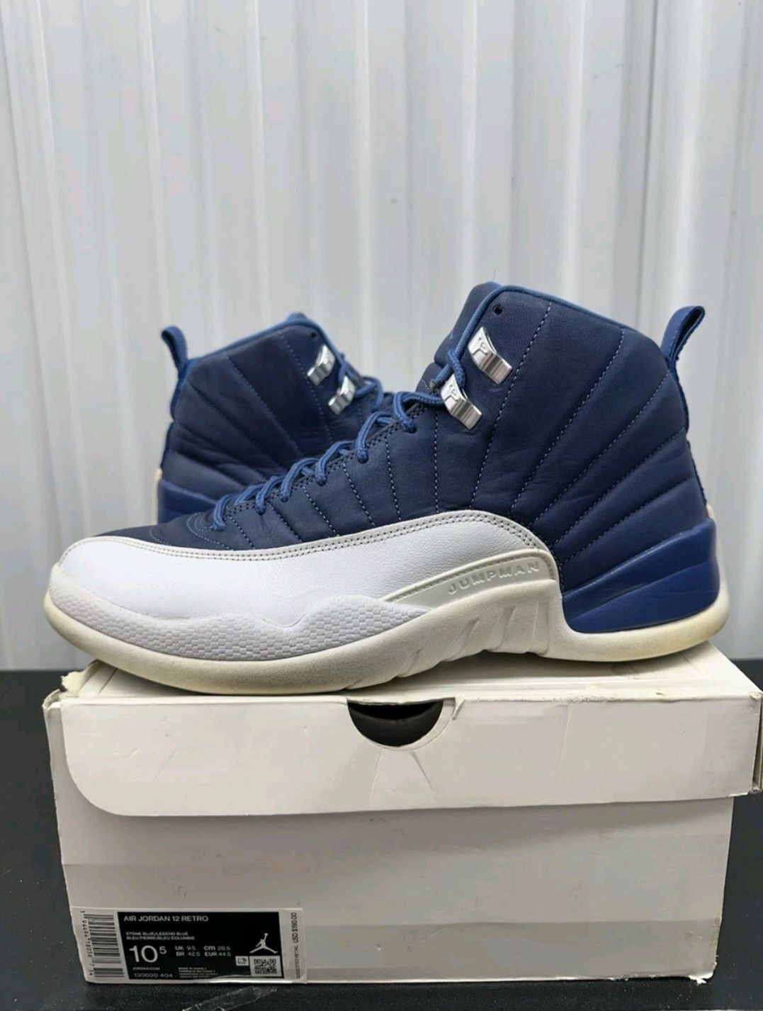 Jordan Brand Nike Air Jordan Retro 12 Indigo 130690404 Size 10.5 Men Size US 10.5 / EU 43-44 - 1 Thumbnail