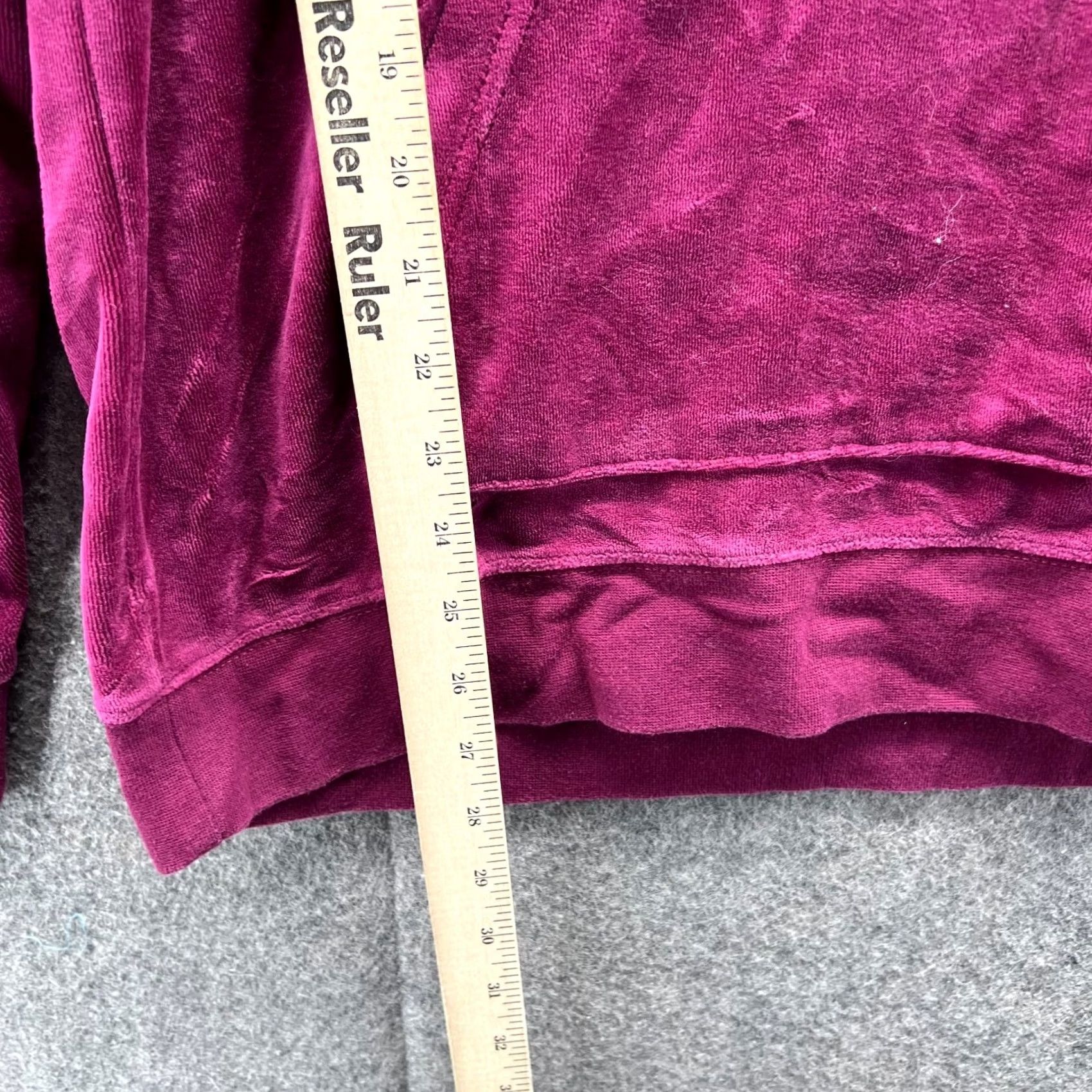 Pacsun VINTAGE Pacsun Hoodie Men Medium Purple Solid Satin Cotton Fleece Pullover Hooded Pockets Sweater Size US M / EU 48-50 / 2 - 4 Thumbnail