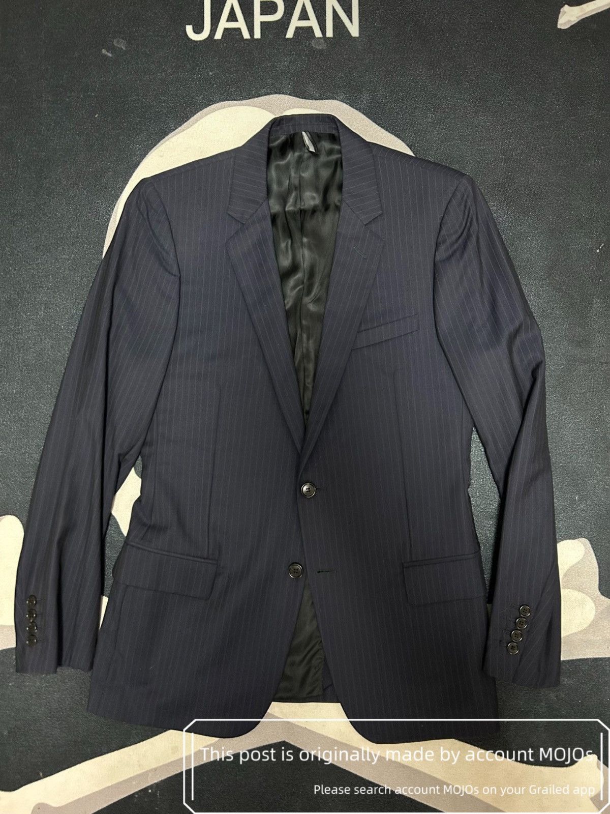 Dior Sz 48 Doir Classic Thin Line Stripe Blazer mojos2204 Size US M / EU 48-50 / 2 - 1 Thumbnail