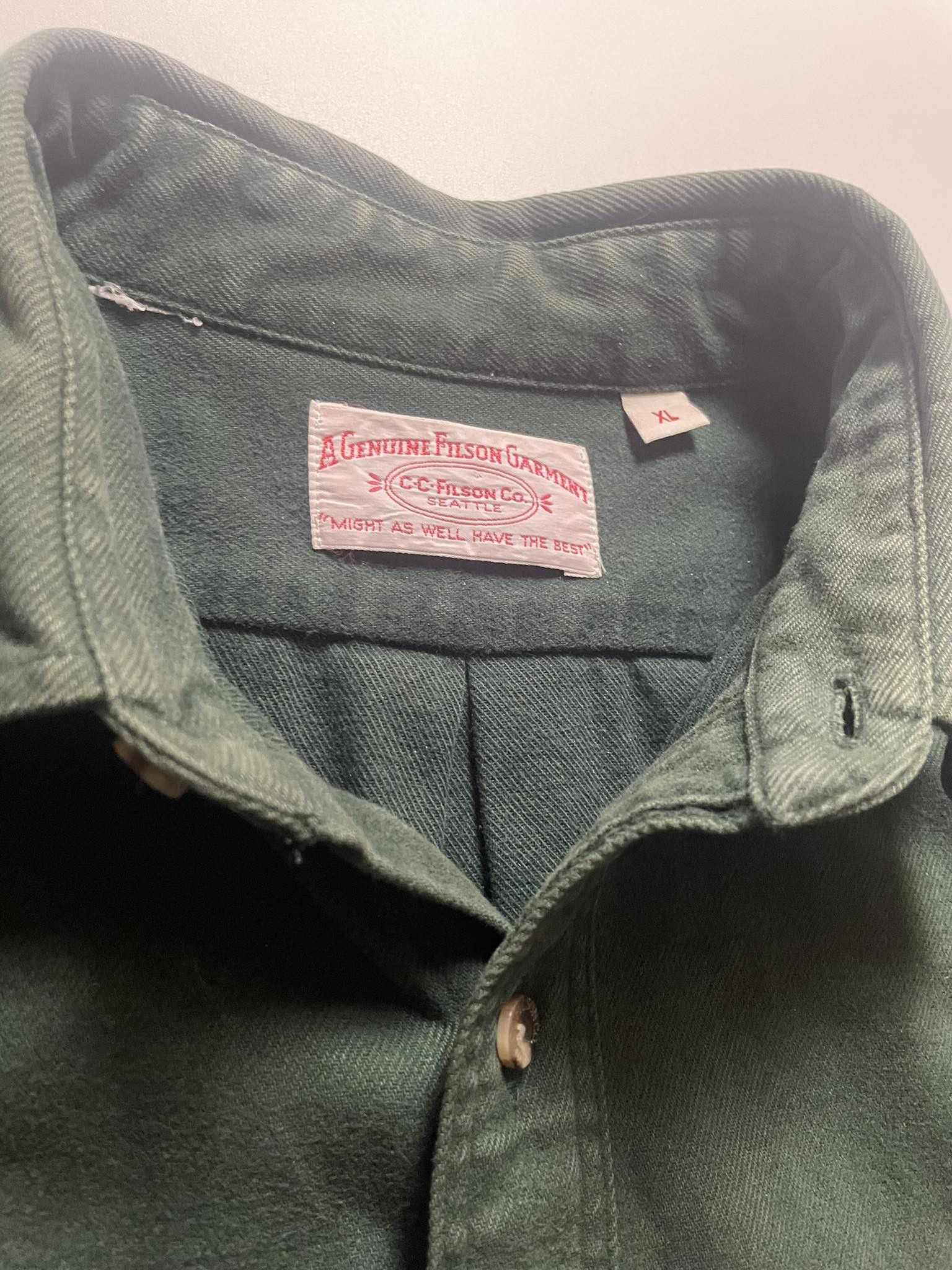 Filson × Vintage Vintage Filson Buttoned Shirt Size US XXL / EU 58 / 5 - 6 Thumbnail