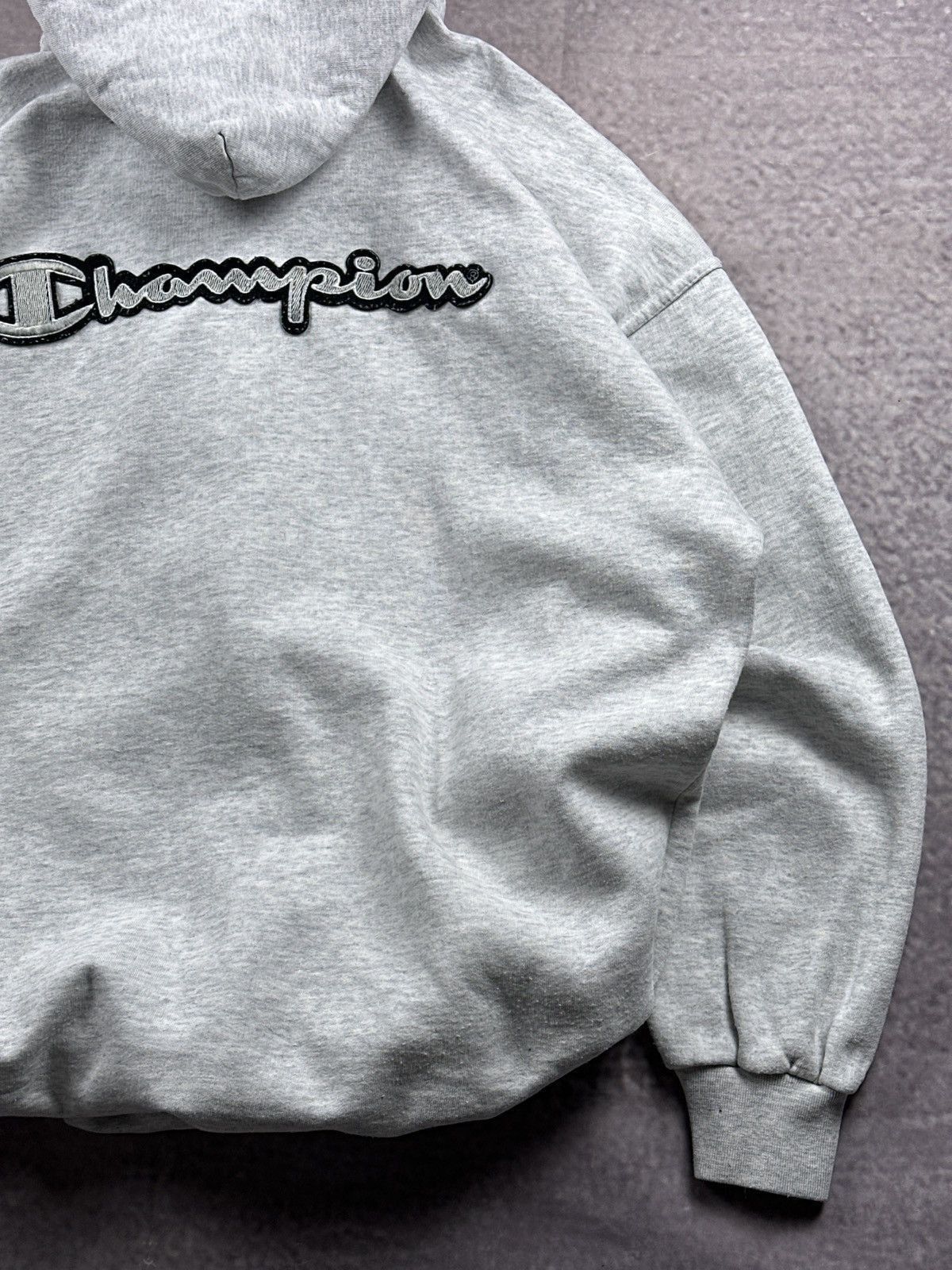 Champion Vintage 90 Champion Big Logo Oversized Zip Hoodie Size US XL / EU 56 / 4 - 11 Thumbnail