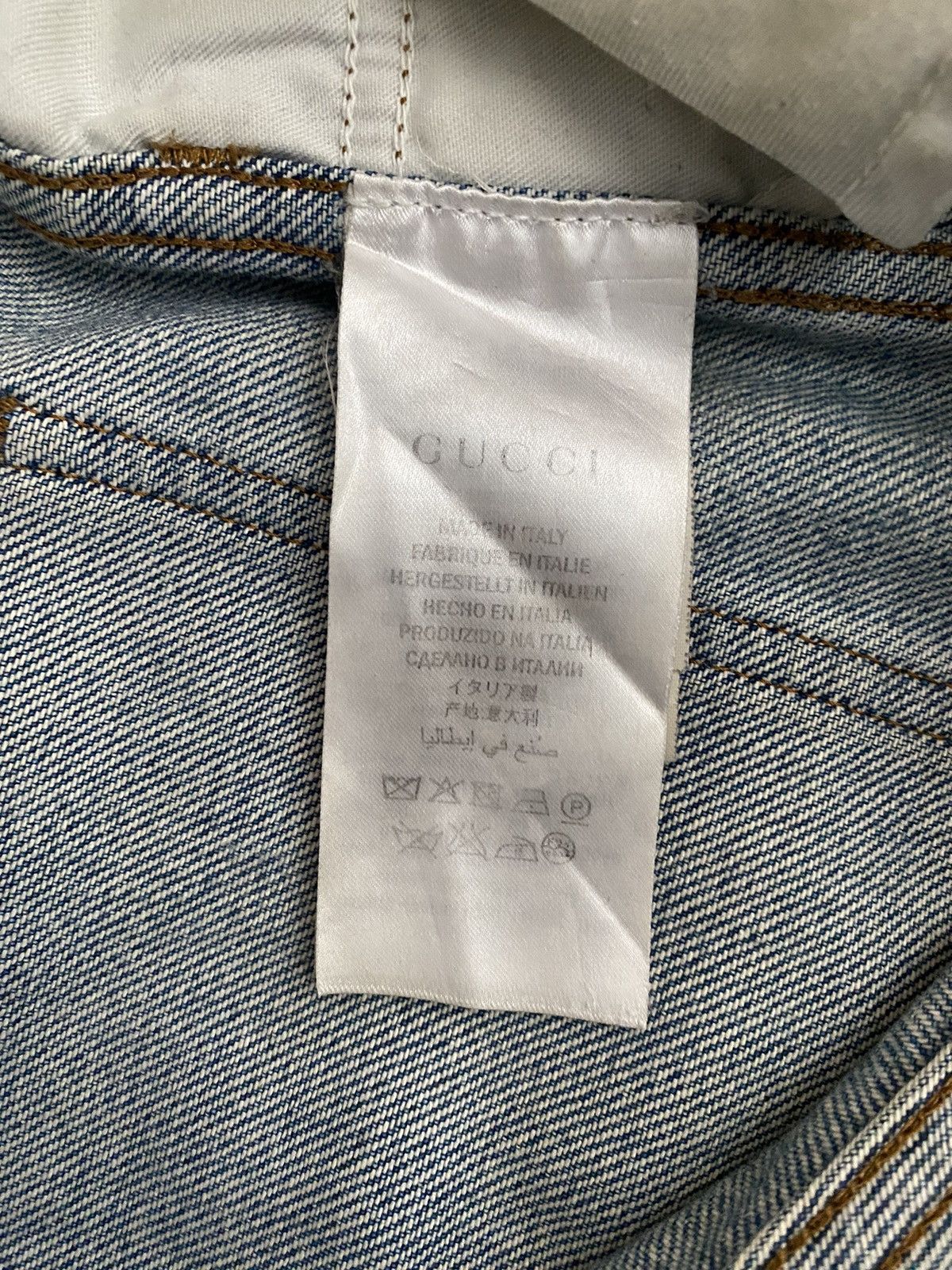 Gucci Butterfly Embroidered Size US 33 - 5 Thumbnail