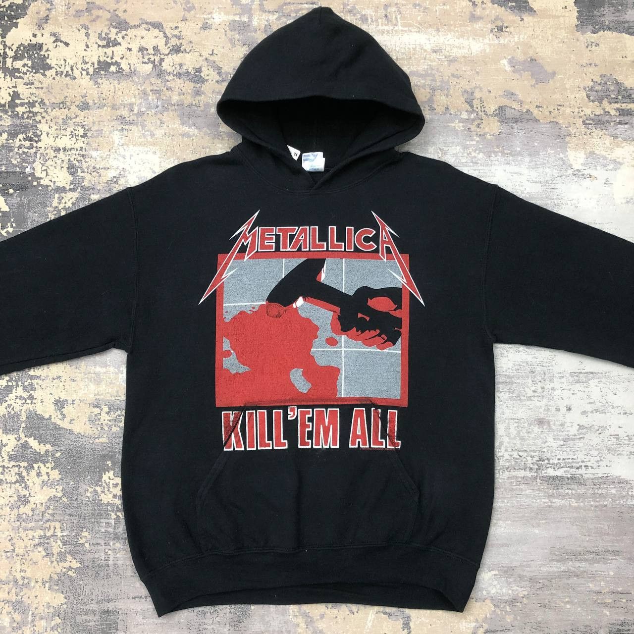 Band Tees × Gildan Y238 METALLICA TOUR COPRIGHT 1994 KILL 'EM ALL HOODIE Size US M / EU 48-50 / 2 - 2 Thumbnail