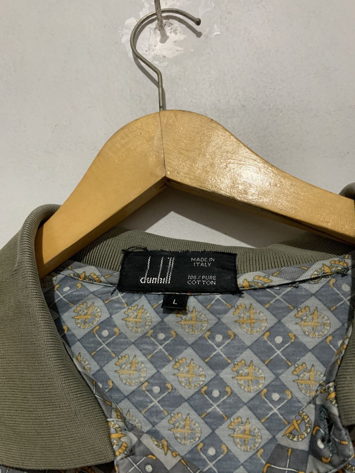 Alfred Dunhill Polo Shirt Kaos Dunhill Vintage 90s Motif Golf Y2K Authentic Size US XL / EU 56 / 4 - 3 Thumbnail