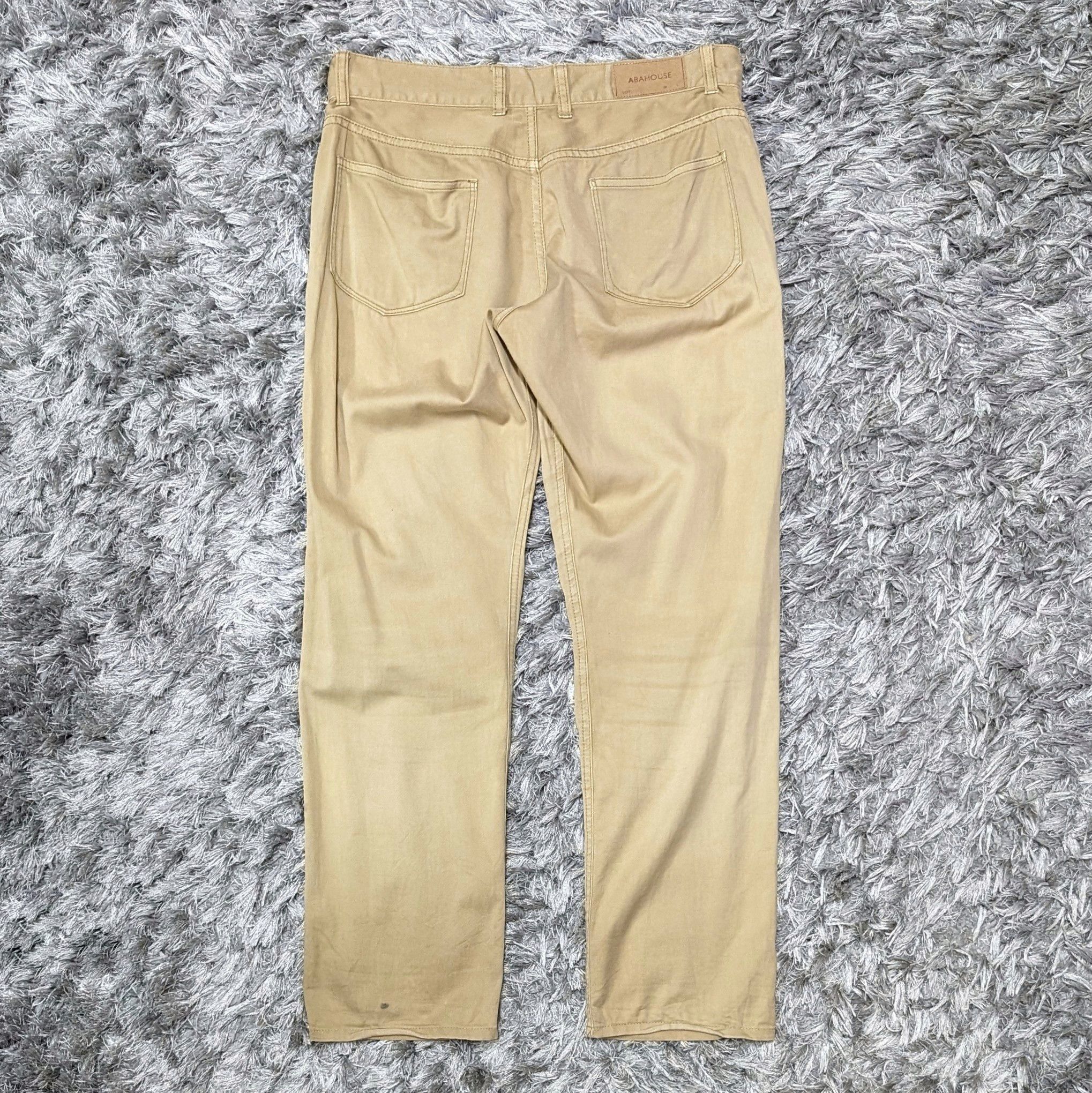 image of Vintage 90's Abahouse Japan Casual Slack Khakis Denim Style in Brown, Men's (Size 32)