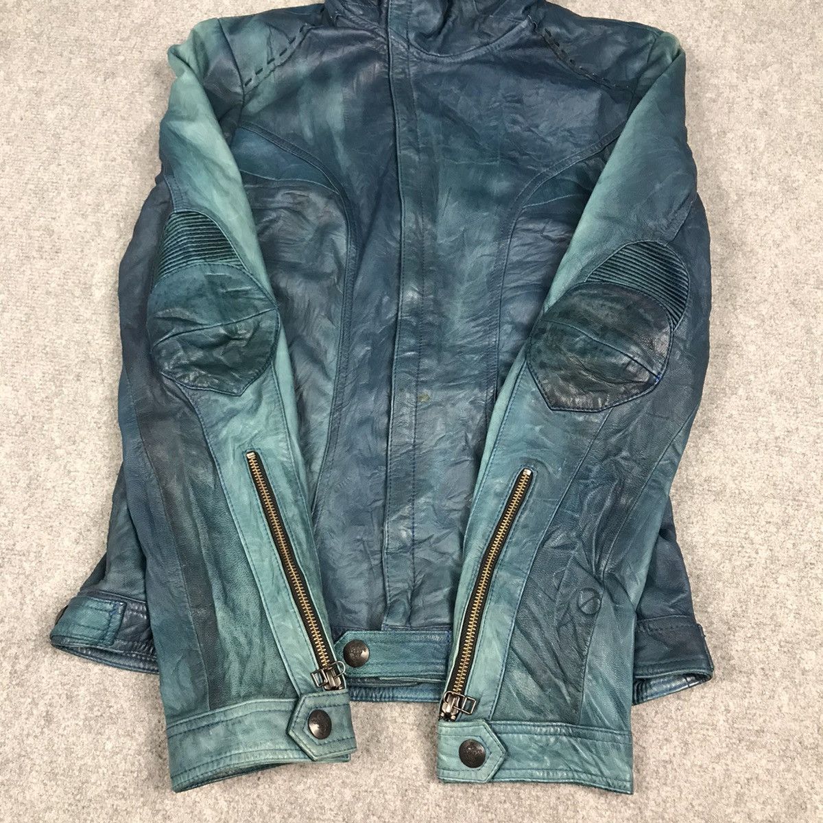 14th Addiction 14th Addiction Ifsixwasnine Style Leather Faded Jacket Size US S / EU 44-46 / 1 - 6 Thumbnail