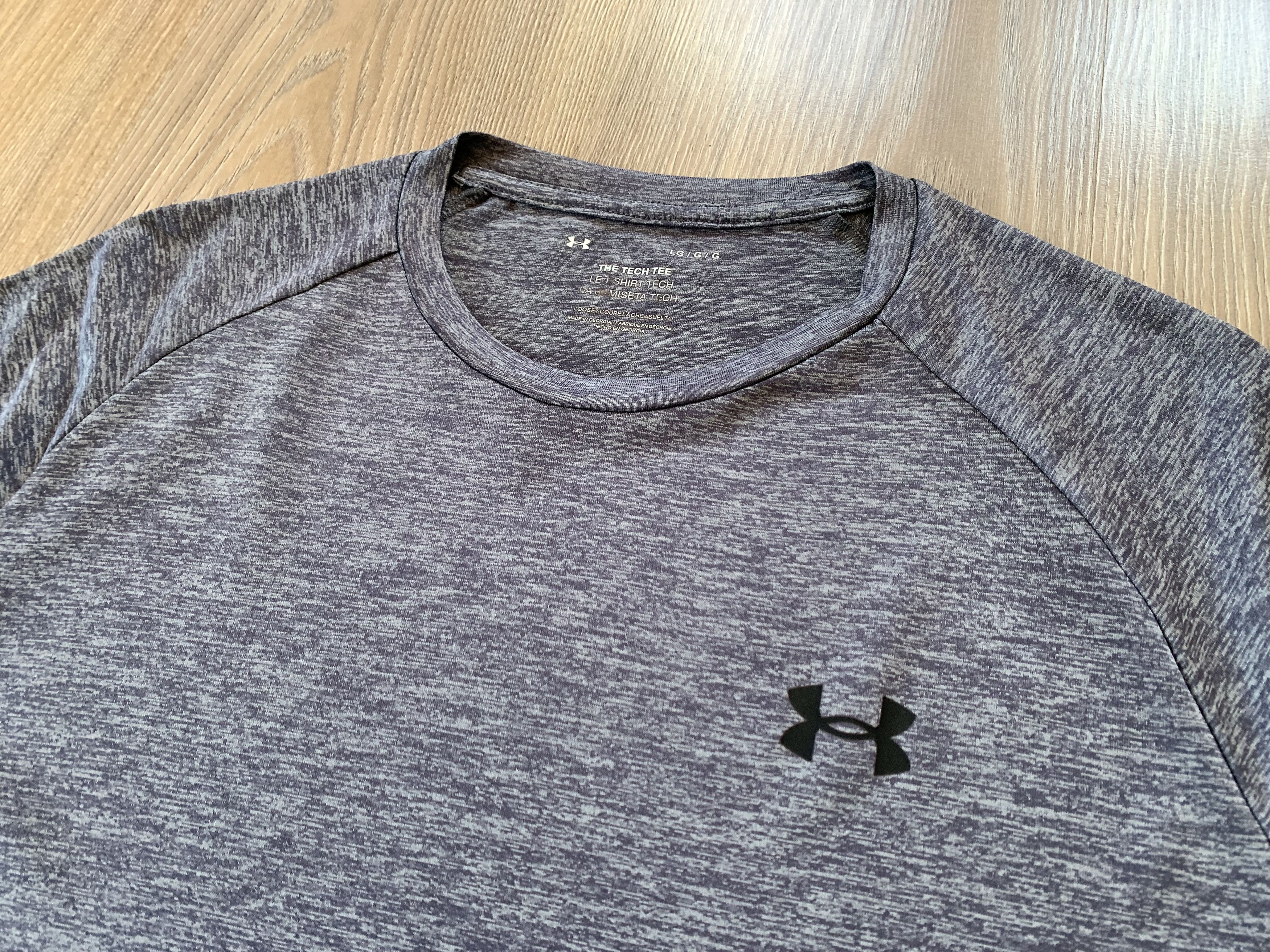 Under Armour Under Armour The Tech Tee Men's Grey Training T-Shirt Size US L / EU 52-54 / 3 - 4 Thumbnail