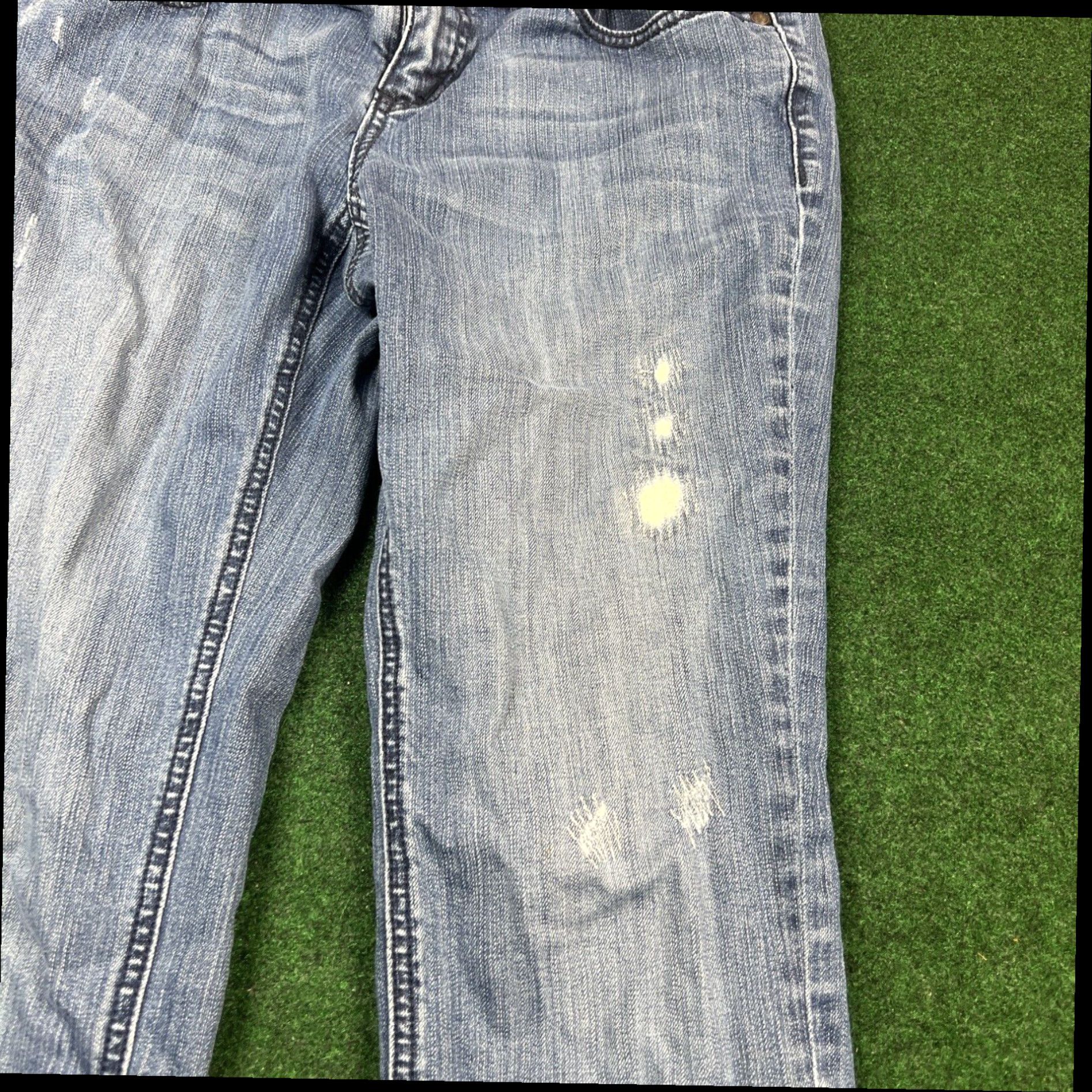 Vintage LC Lauren Conrad Ankle Skinny Cropped Jeans Womens Size 8 Med Wash Size 30" / US 8 / IT 44 - 3 Thumbnail