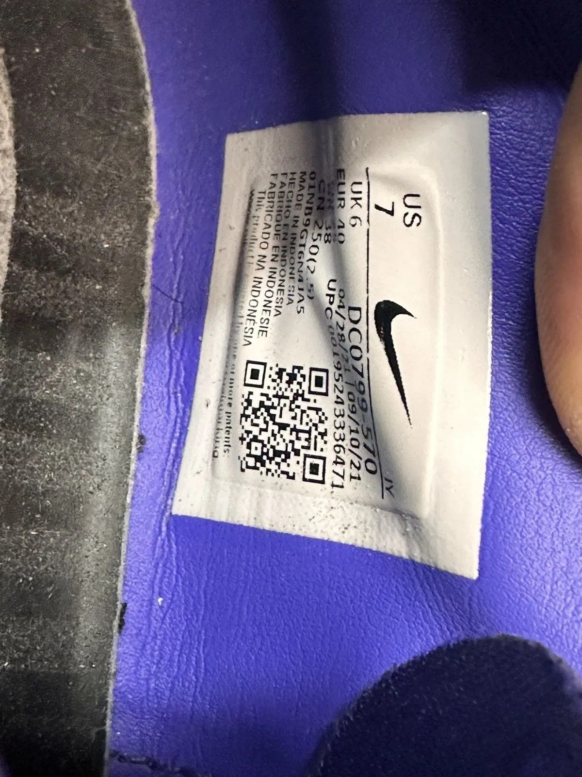 Chelsea Soccer Rare Nike Phantom GT Purple Football Boots Men’s 7 / EU 40 Size US 7 / EU 40 - 11 Thumbnail