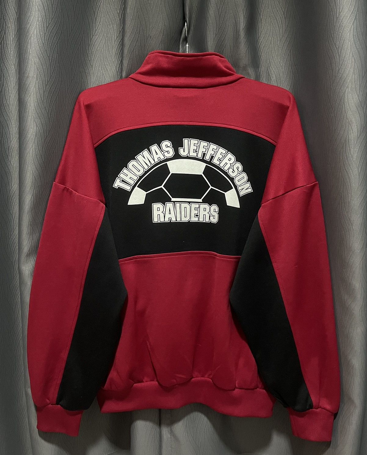 Adidas × Vintage Vintage Thomas Jefferson Raiders Soccer Team Top Jacket Size US L / EU 52-54 / 3 - 2 Thumbnail