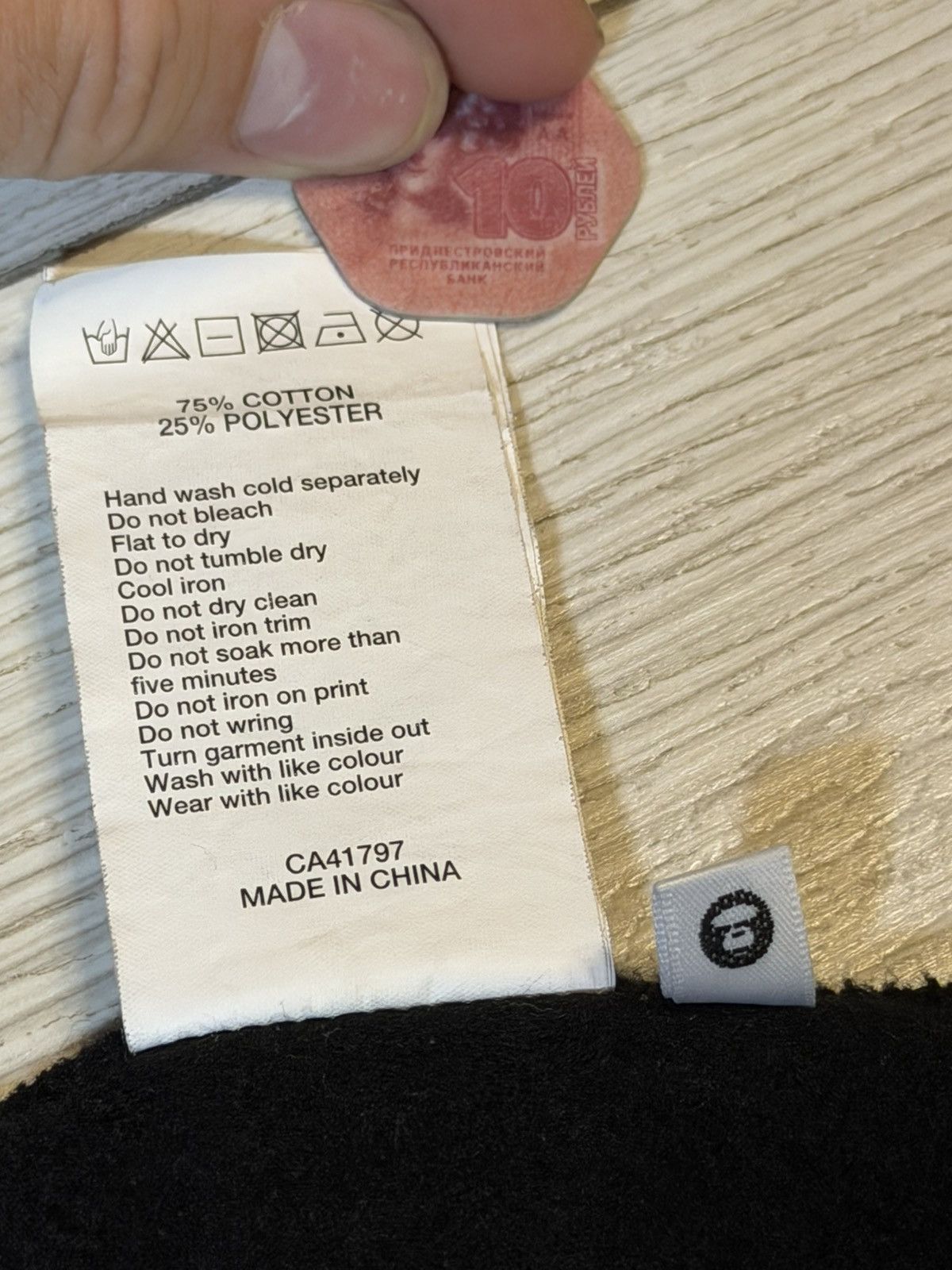 Aape AAPE BAPE Hoodie Rhinestones AApE uNvS Size US M / EU 48-50 / 2 - 14 Thumbnail
