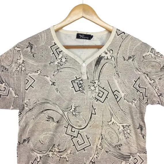 Vintage Vtg PAGONG KYOTO JAPAN Turtle All Over Print Tee Shirt Size US L / EU 52-54 / 3 - 2 Thumbnail
