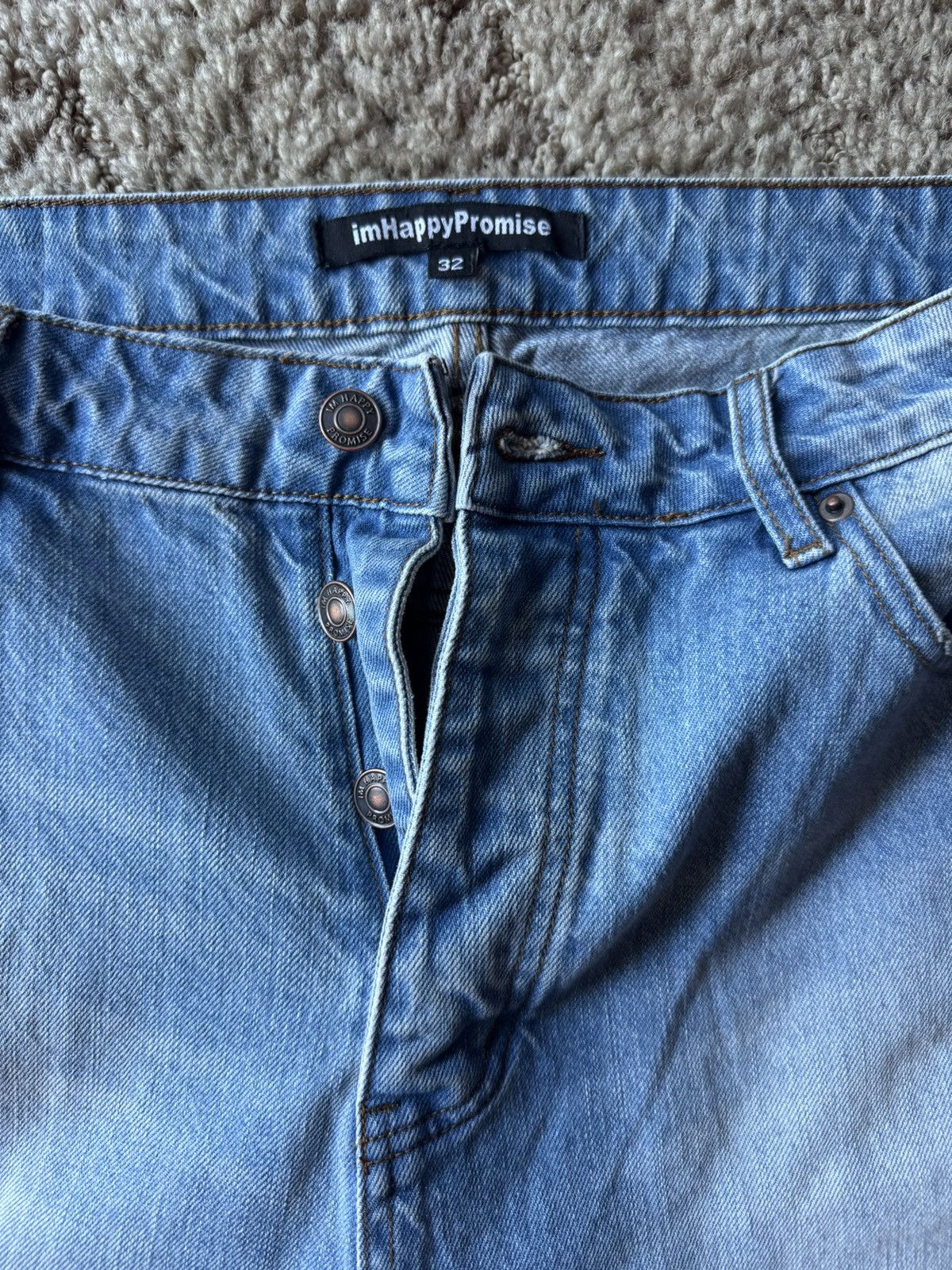 Other Im Happy Promise IHP Light Blue Baggy Denim sz 32 Size US 32 / EU 48 - 5 Thumbnail