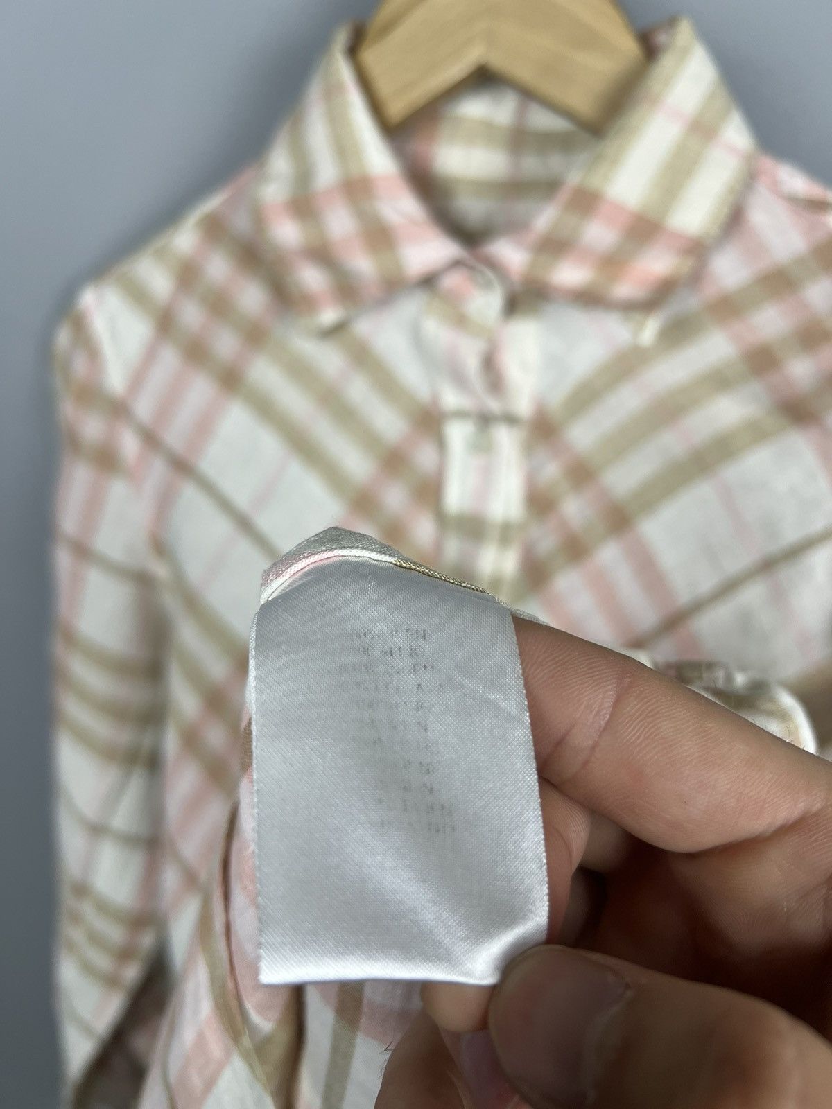 Burberry Burberry London linen Nova Check Long Sleeve Shirt button up Size M / US 6-8 / IT 42-44 - 10 Thumbnail
