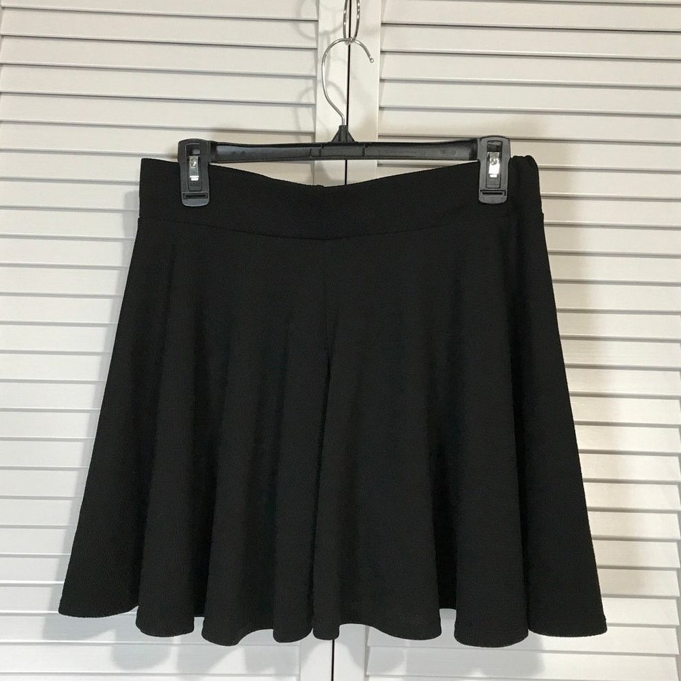 Other Urban CoCo Retro Black Pleated High Waist A-line Skirts L Size 30" / US 8 / IT 44 - 3 Thumbnail